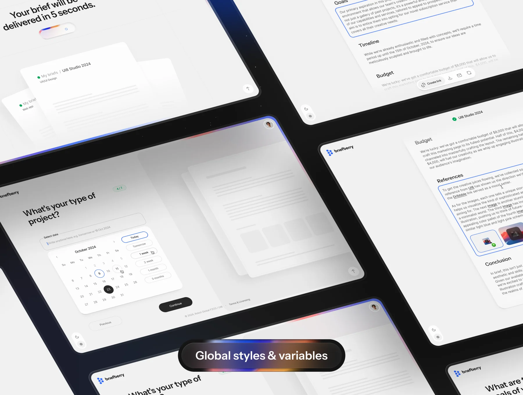 Briefberry: AI-Powered Brief Generation UI Kit 6