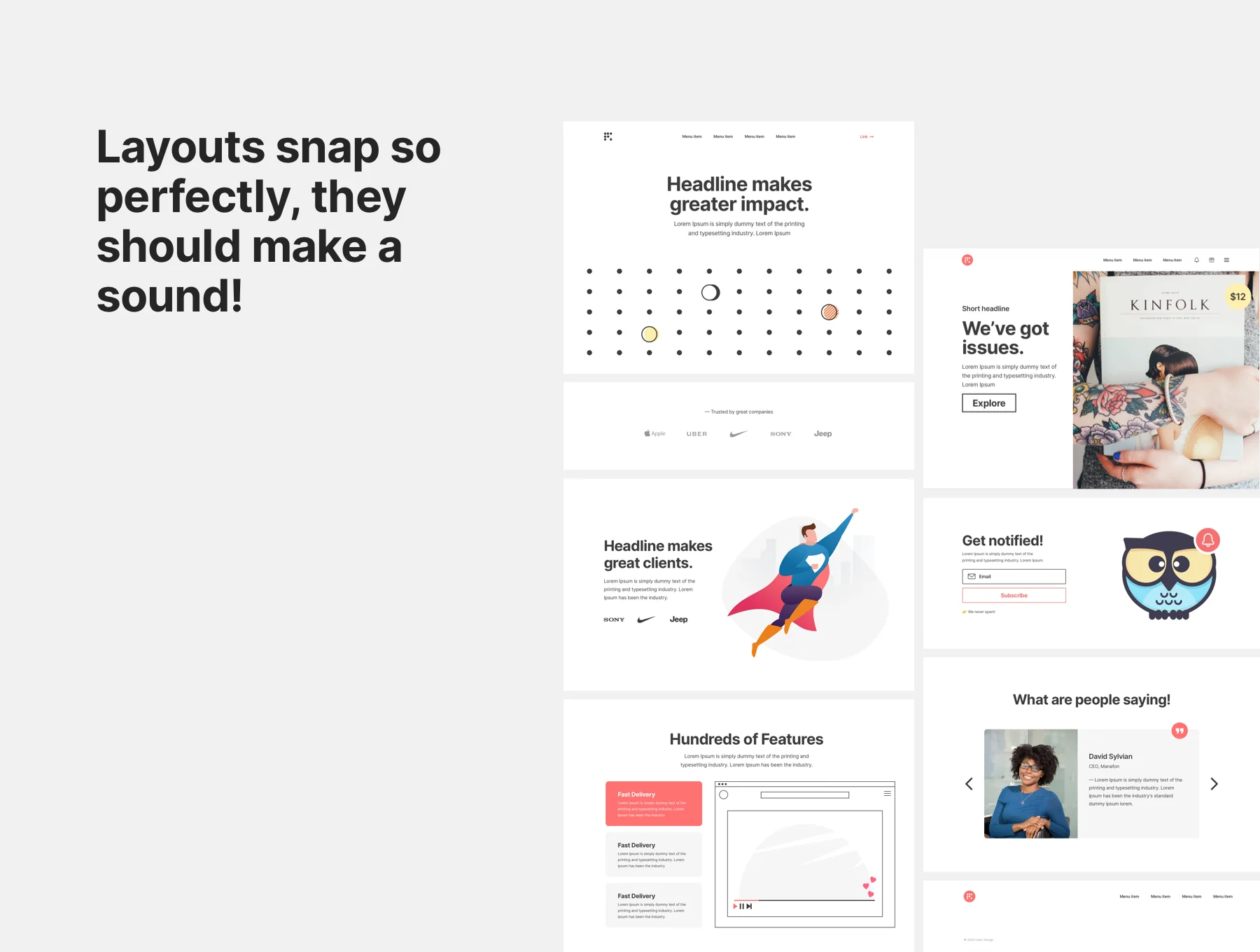 Bright Kit Web Layouts & UI Kits 2