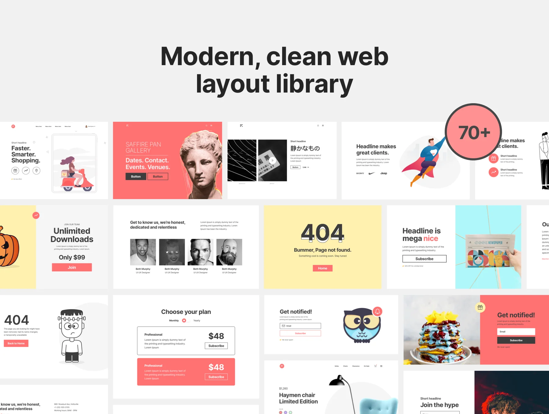 Bright Kit Web Layouts & UI Kits 4