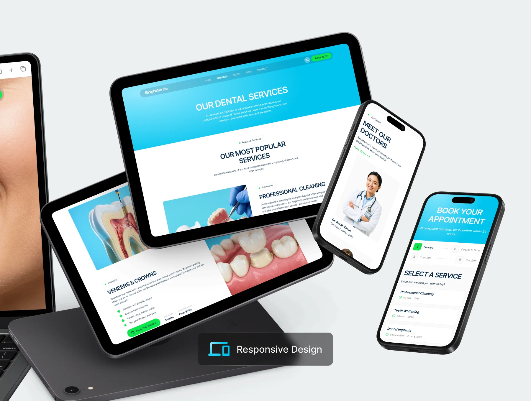 BrightSmile — Dental & Healthcare Website UI Kit 2