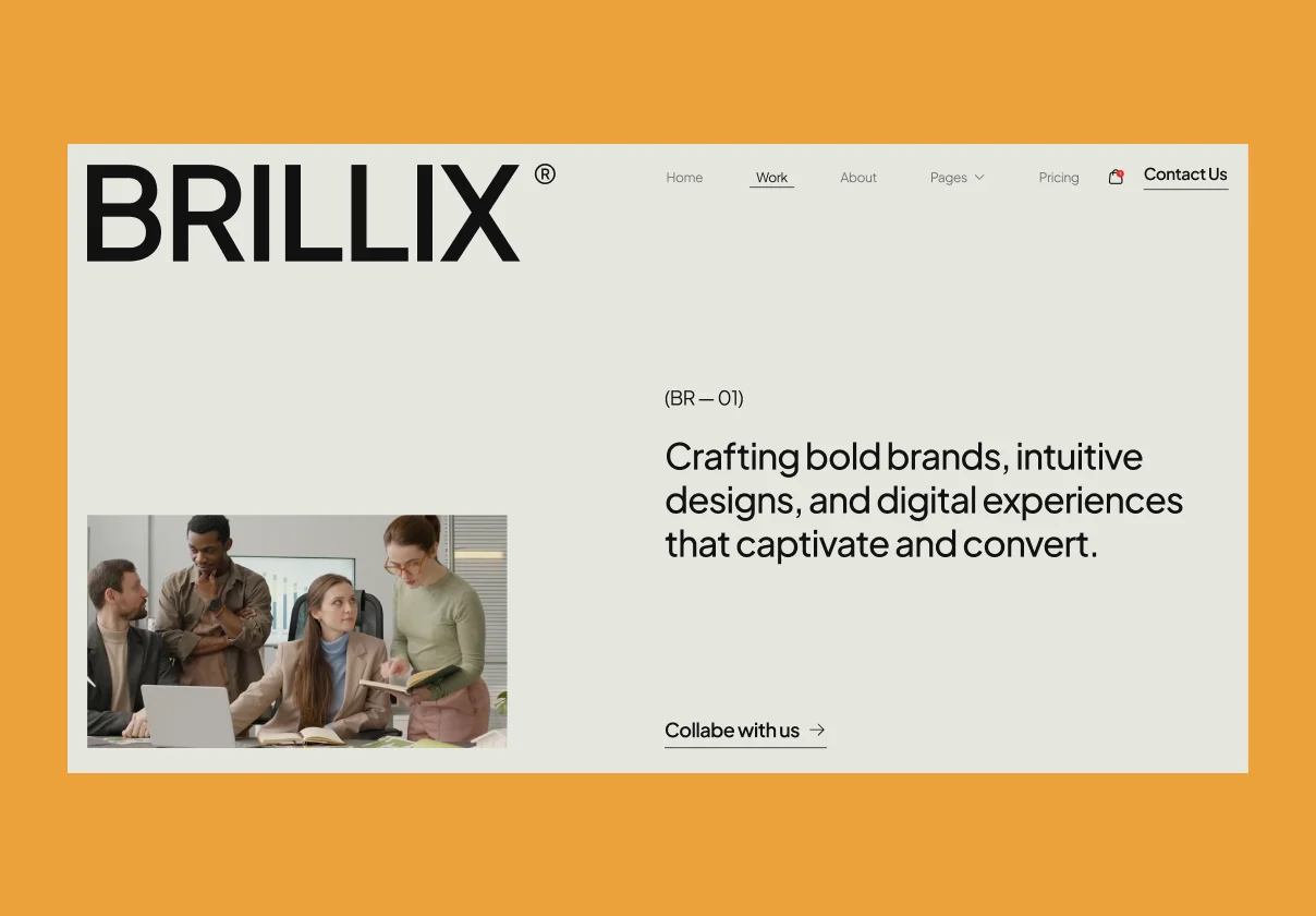 Brillix - Agency Website