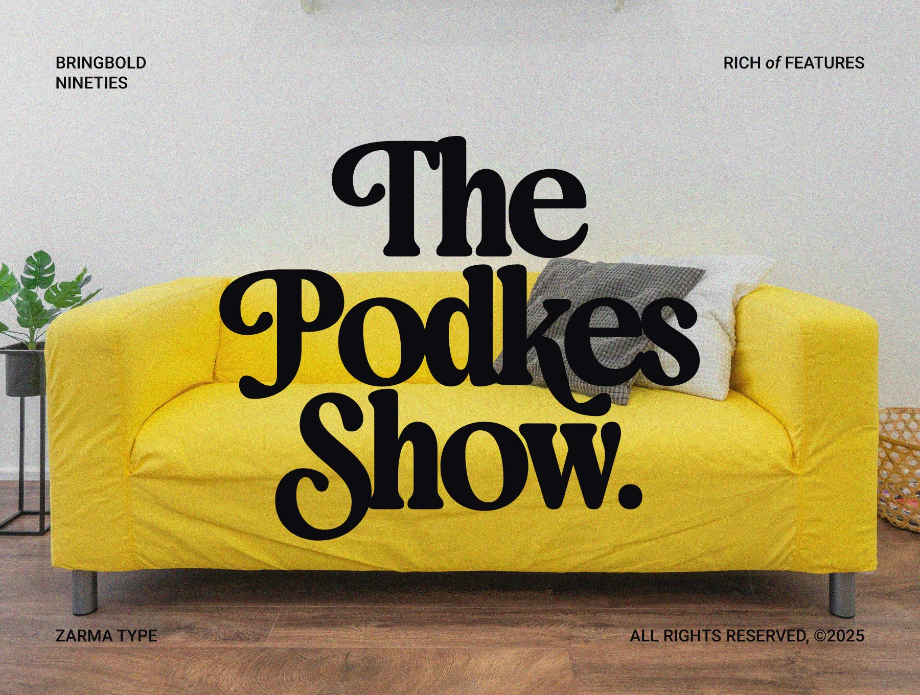 Bringbold Nineties - Serif Font
