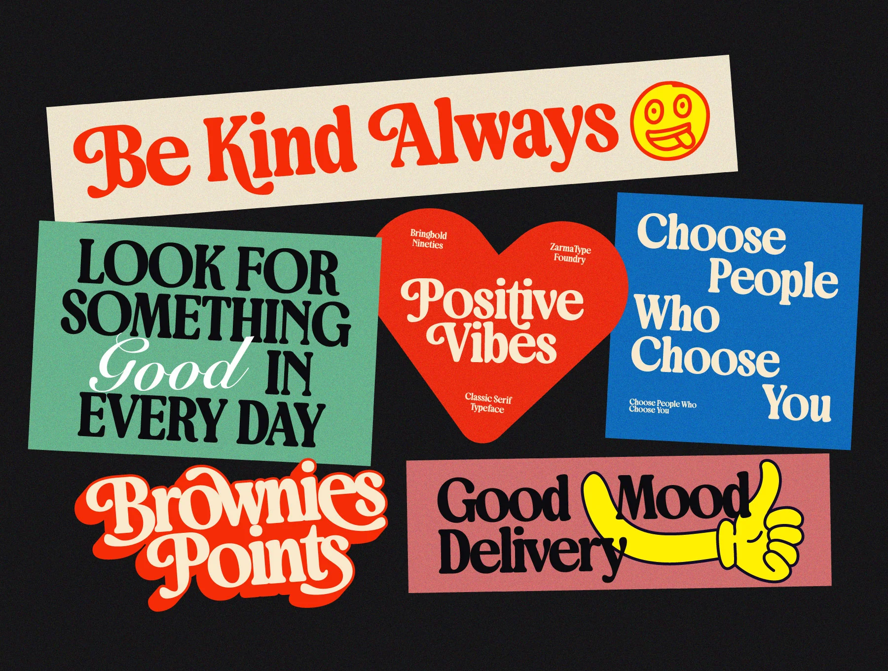 Bringbold Nineties - Serif Font 2