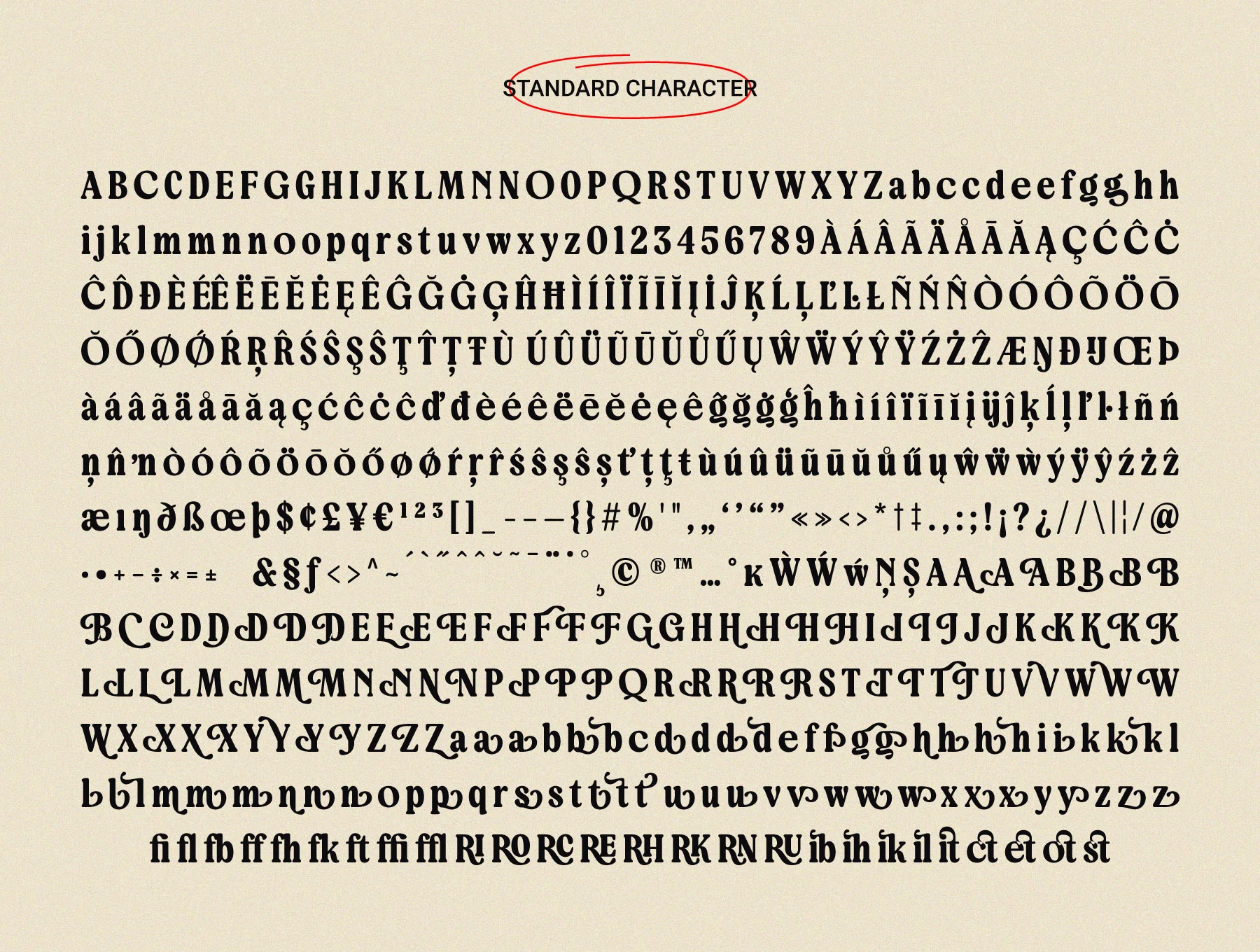Bringbold Nineties - Serif Font 8