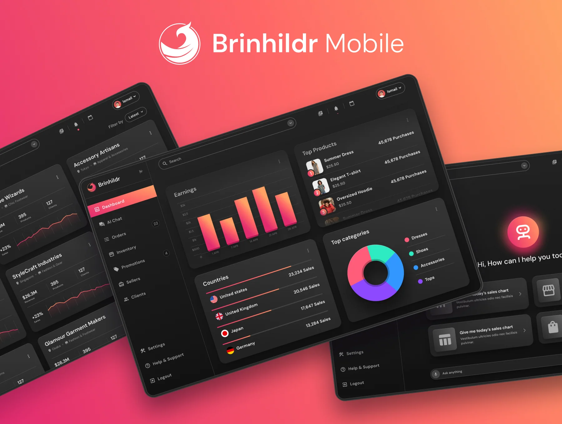 Brinhildr - Dashboard Web UI Kit 8