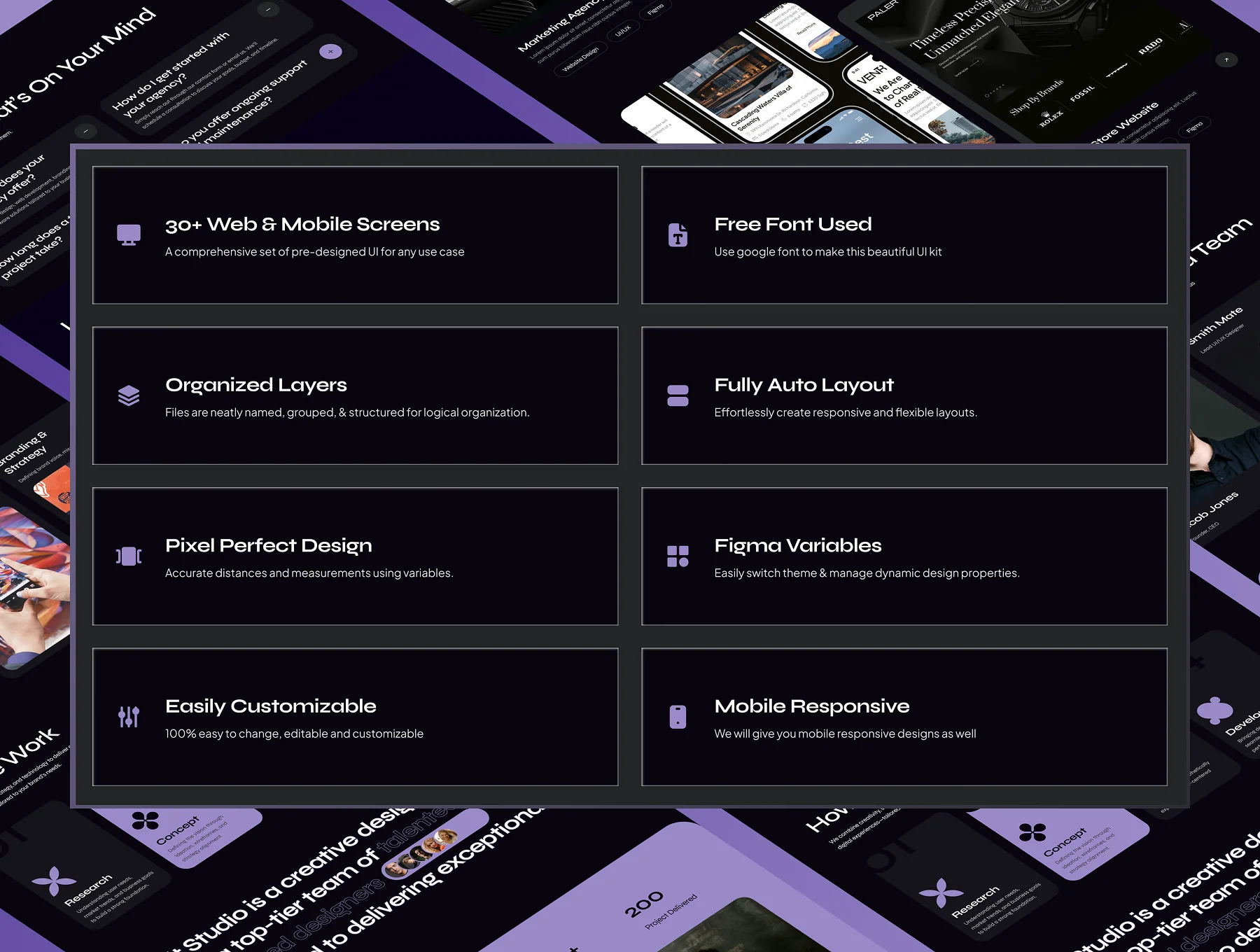 Brit - Digital Agency Website Framer Template 2