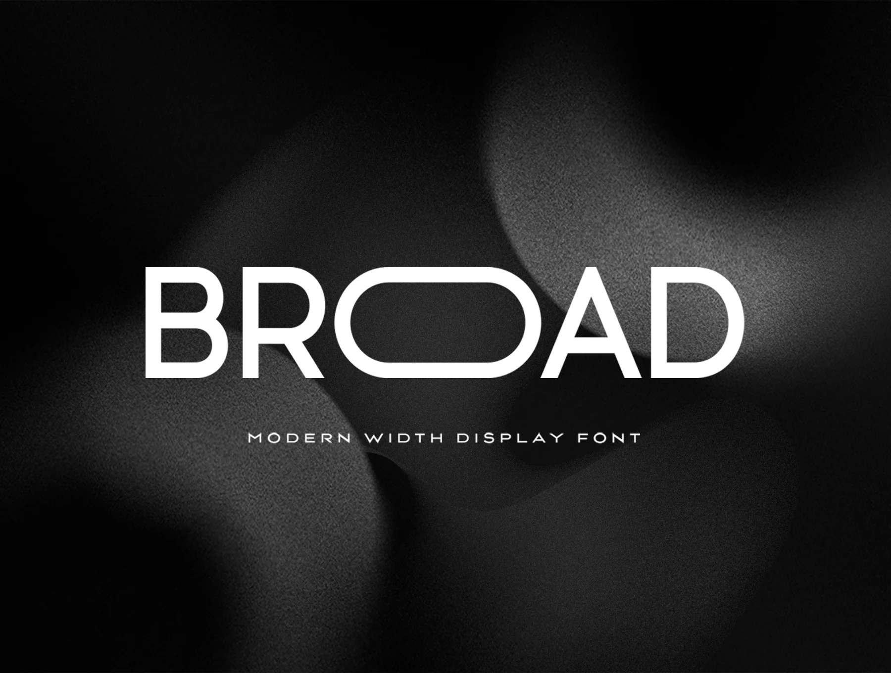 BROAD - Modern Width Display Font