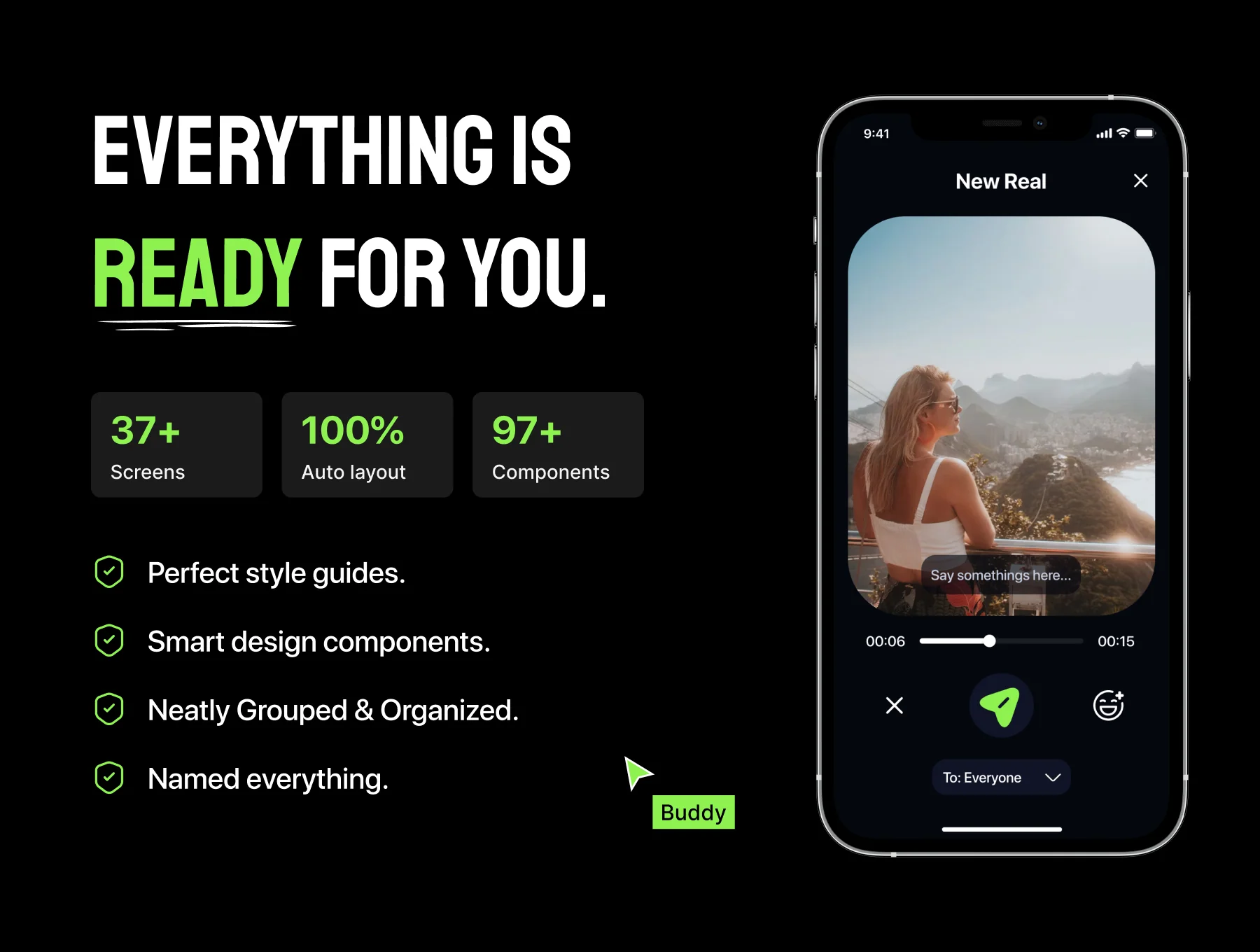 Broadcast Channel App UI Kit | Message & Social Media 2