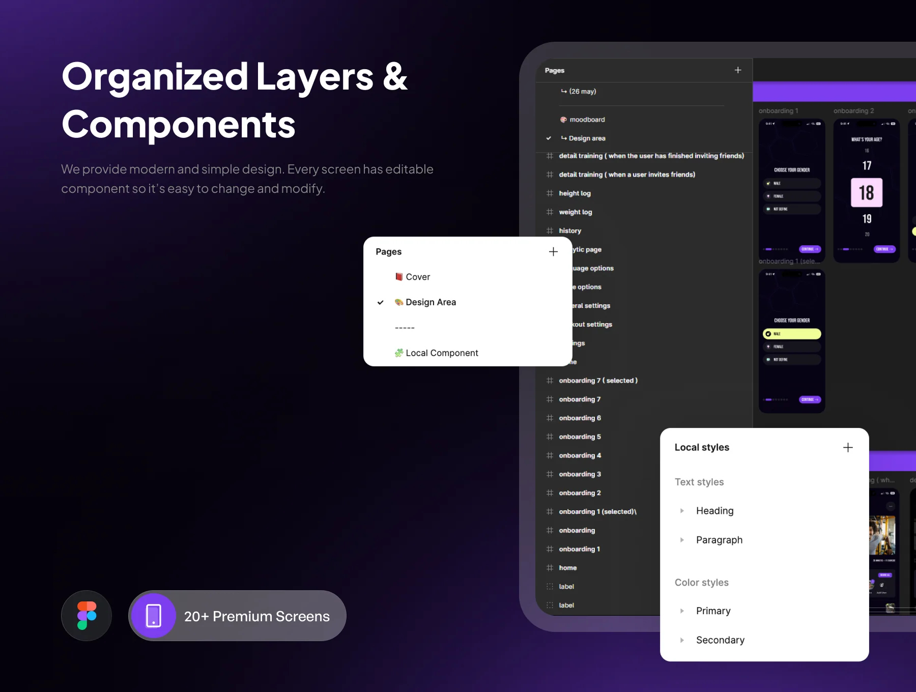 BROFIT - Fitness App UI Kit 4
