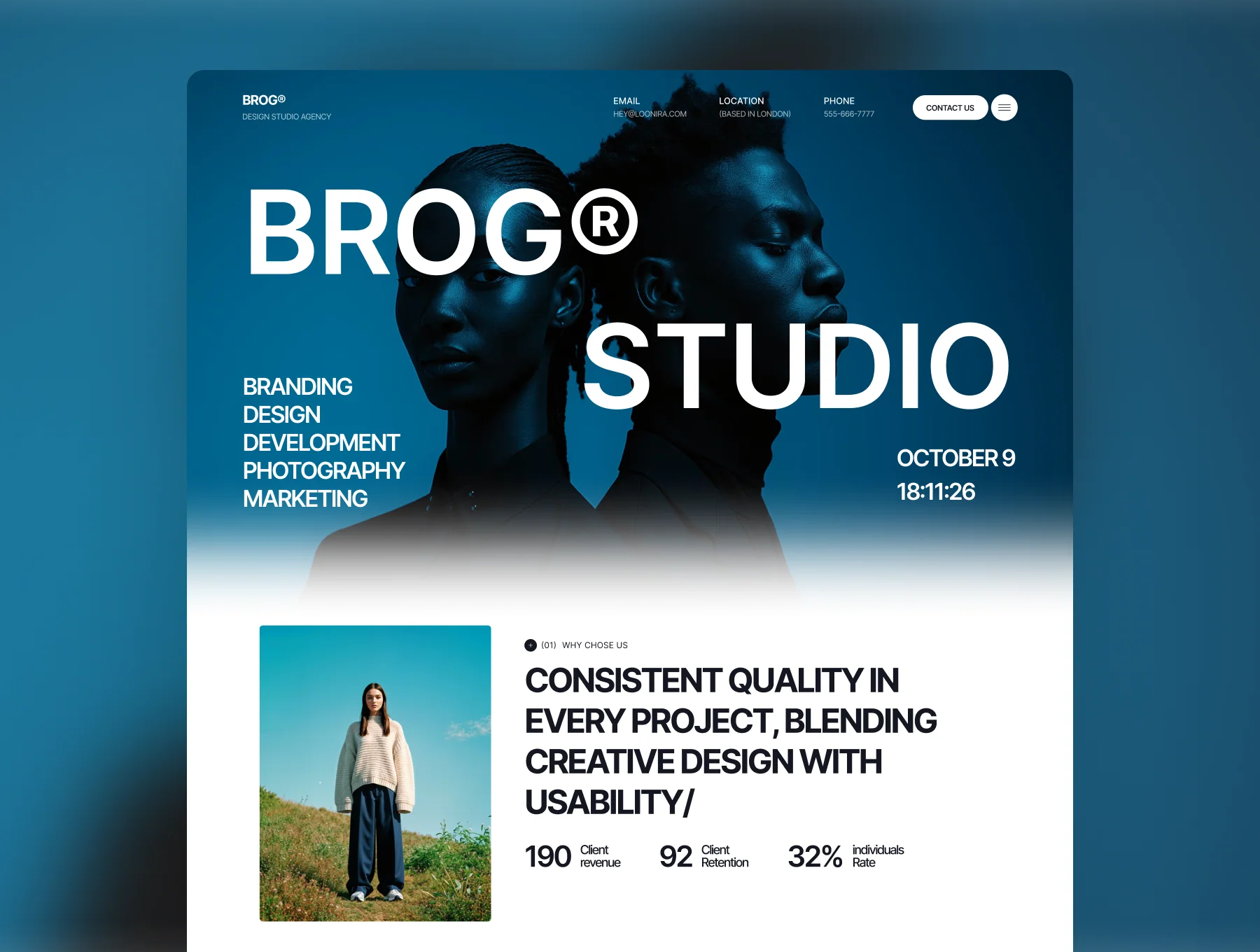 Brog — Portfolio & Agency Template