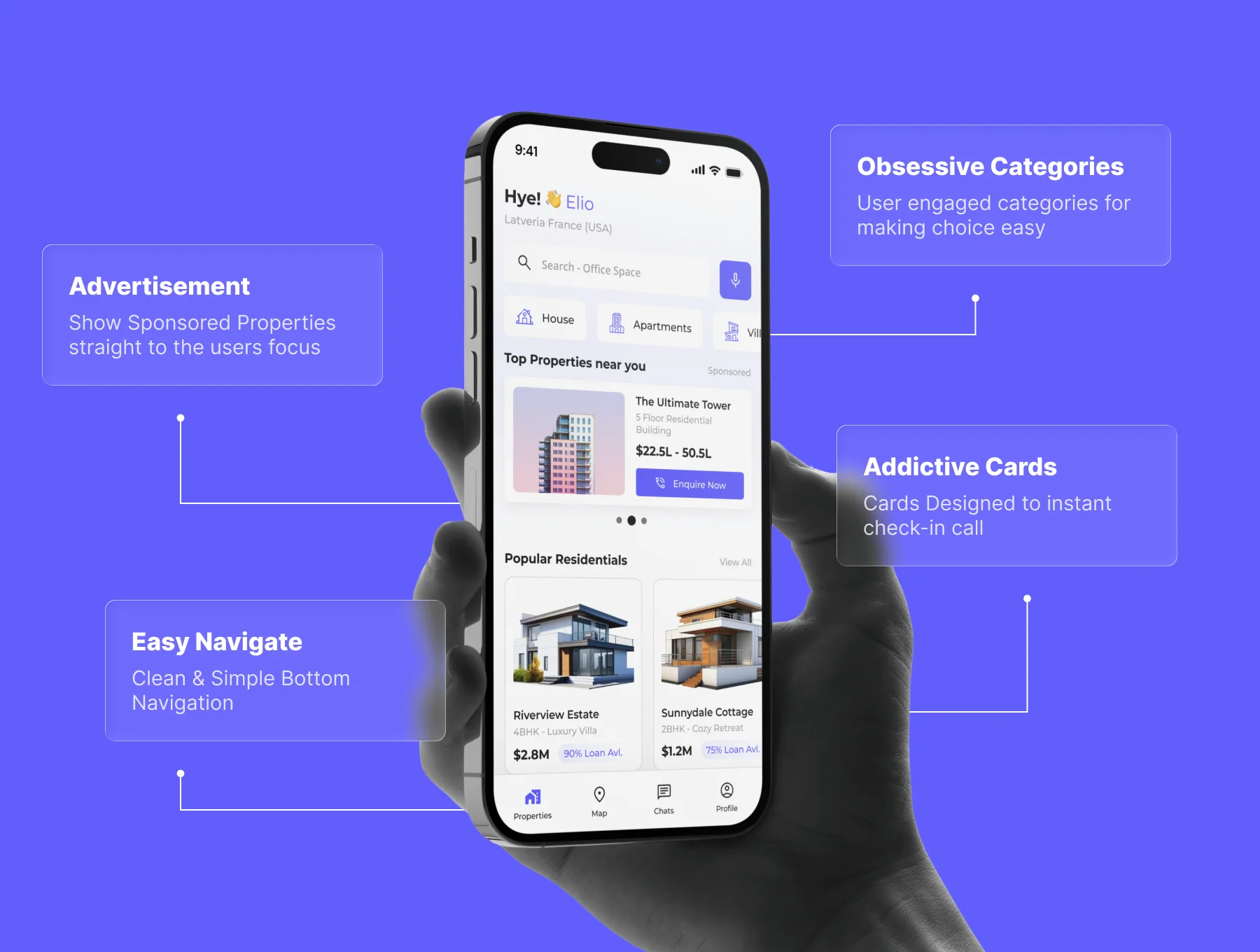 Brokbuddy – Real Estate Business App UI Kit 2