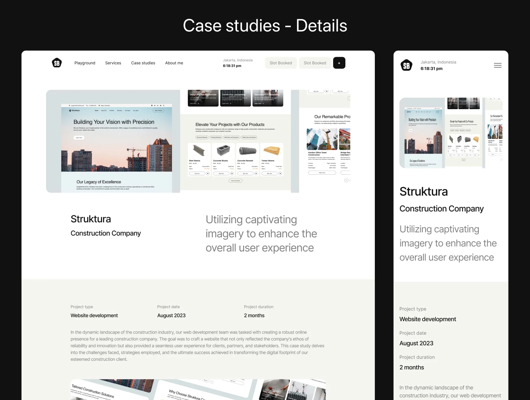 Brooks - Website Designer Portfolio Website 8