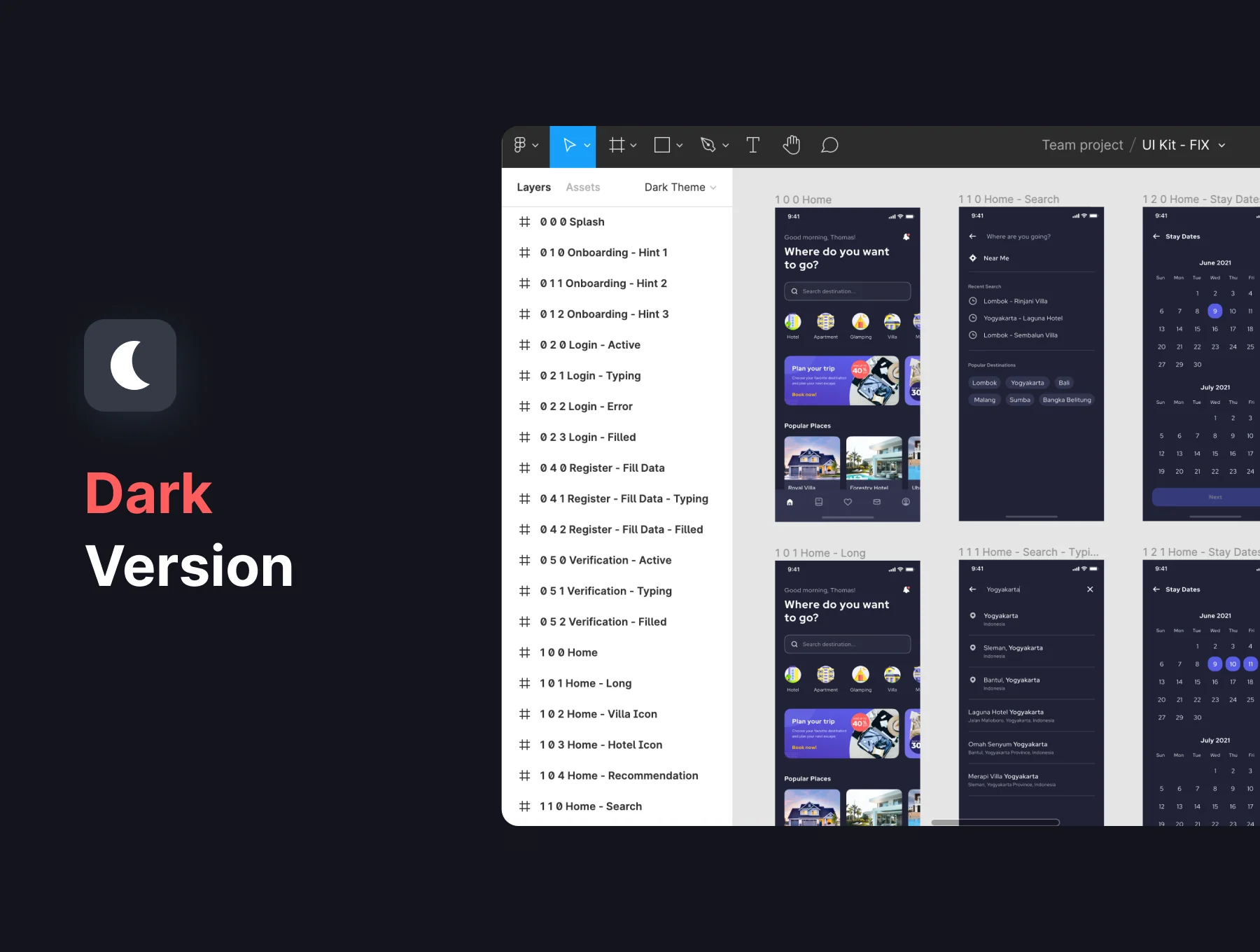 Broom - Hotel Airbnb Guesthouse Booking Mobile App UI Kit 9