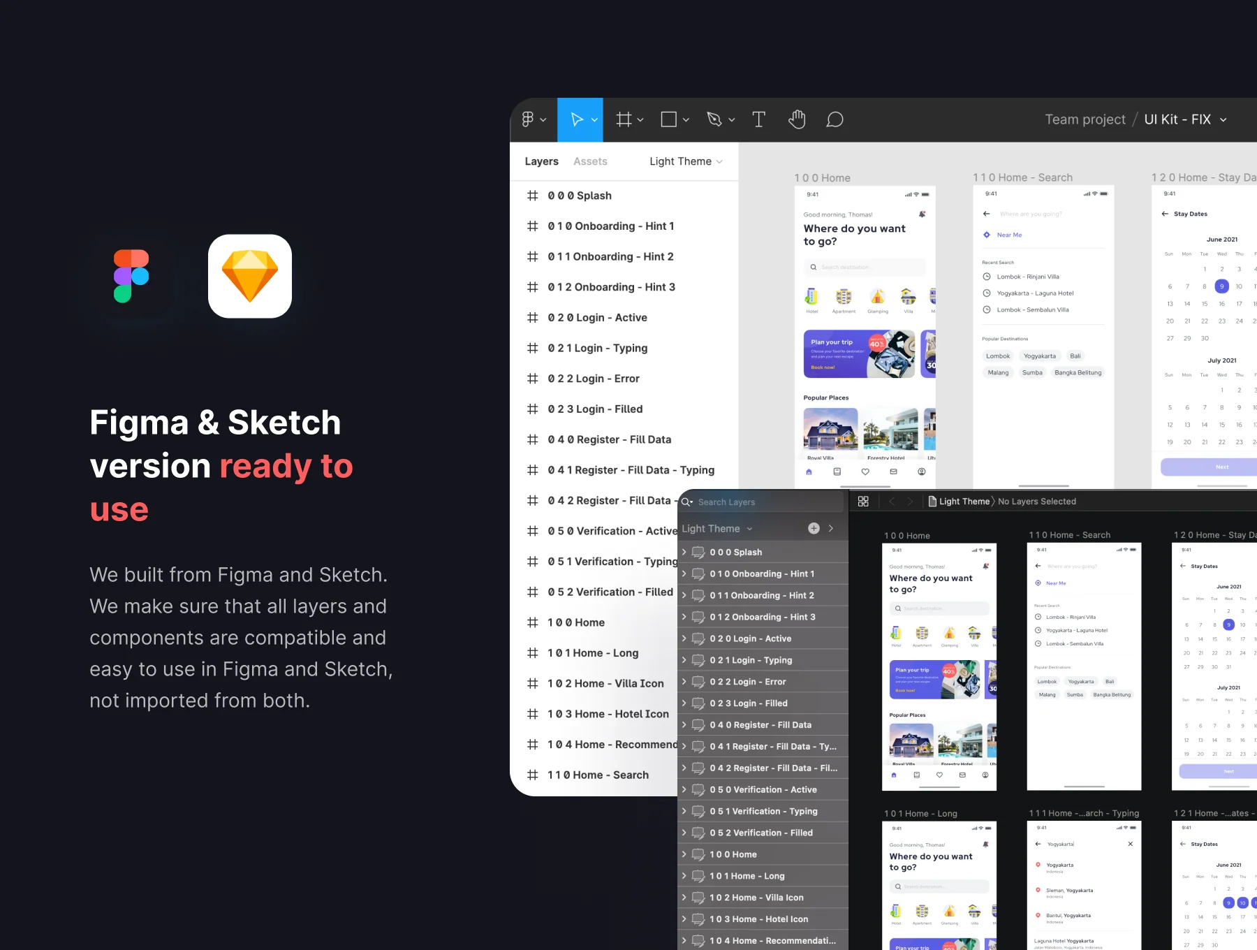 Broom - Hotel Airbnb Guesthouse Booking Mobile App UI Kit 5
