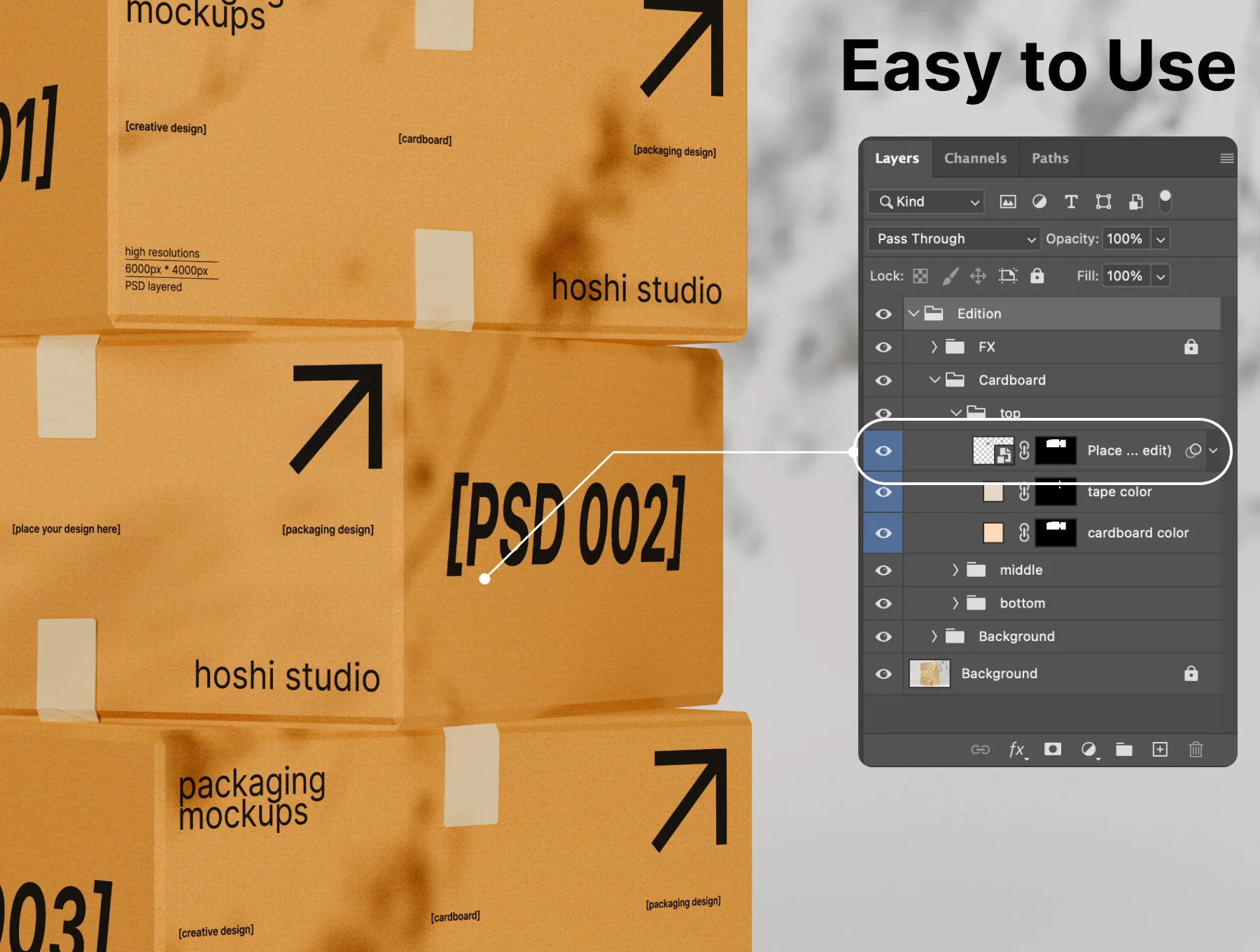 Brown Cardboard Mockups 2