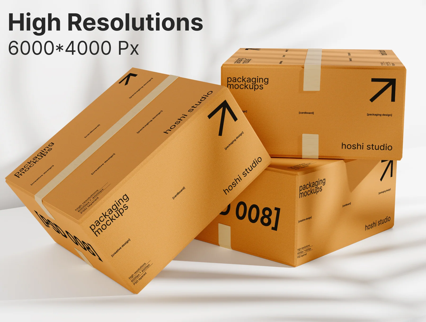 Brown Cardboard Mockups 4