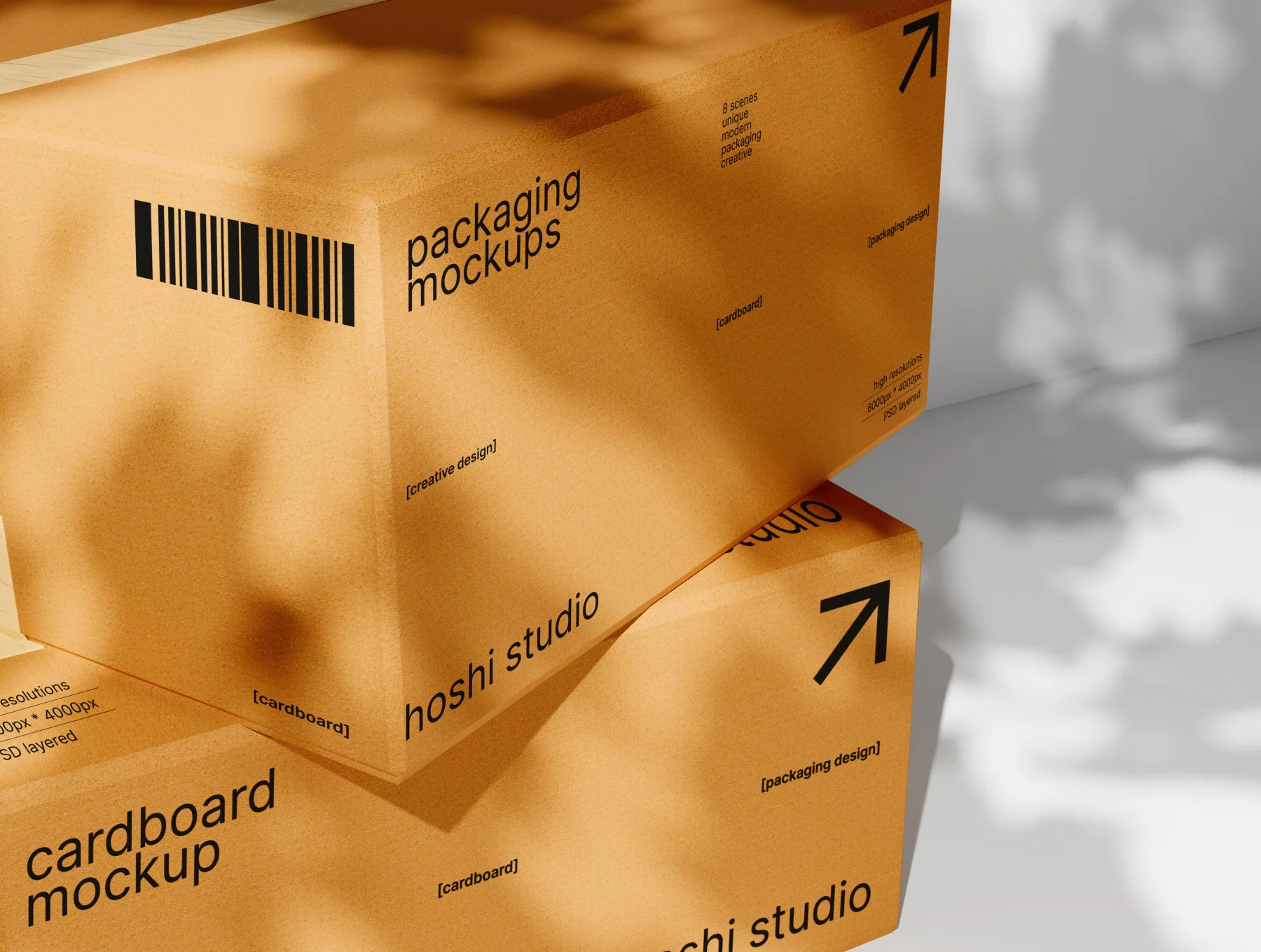 Brown Cardboard Mockups 5
