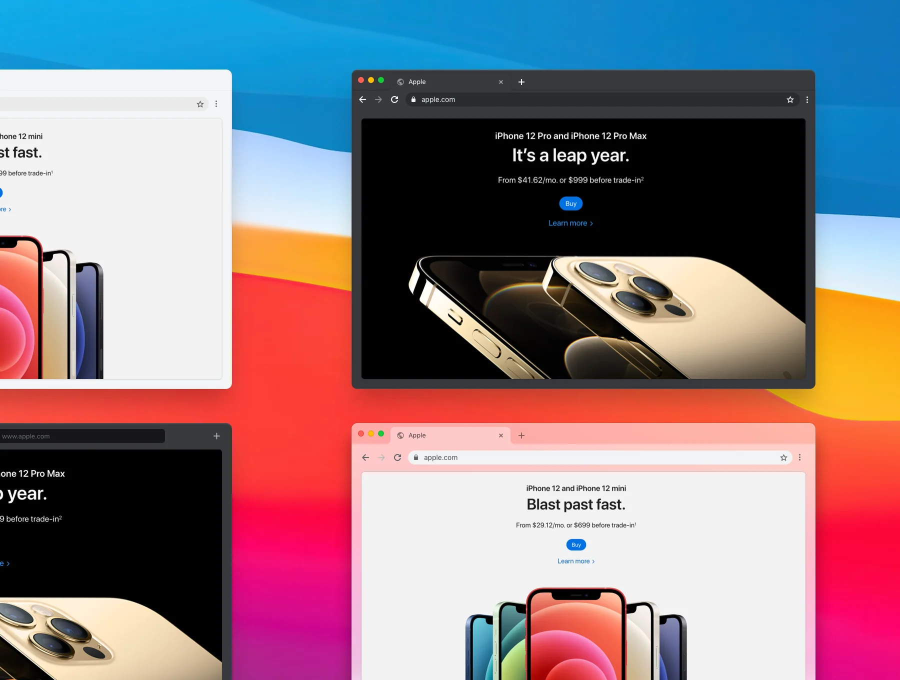 Browser Frames Mockups 6
