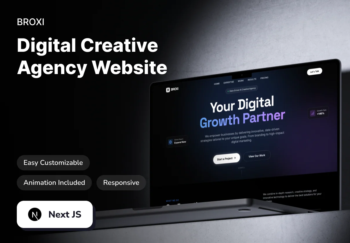 BROXI - Digital Creative Agency Website