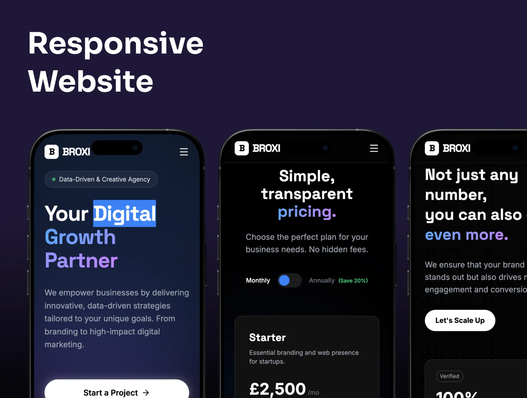 BROXI - Digital Creative Agency Website 3
