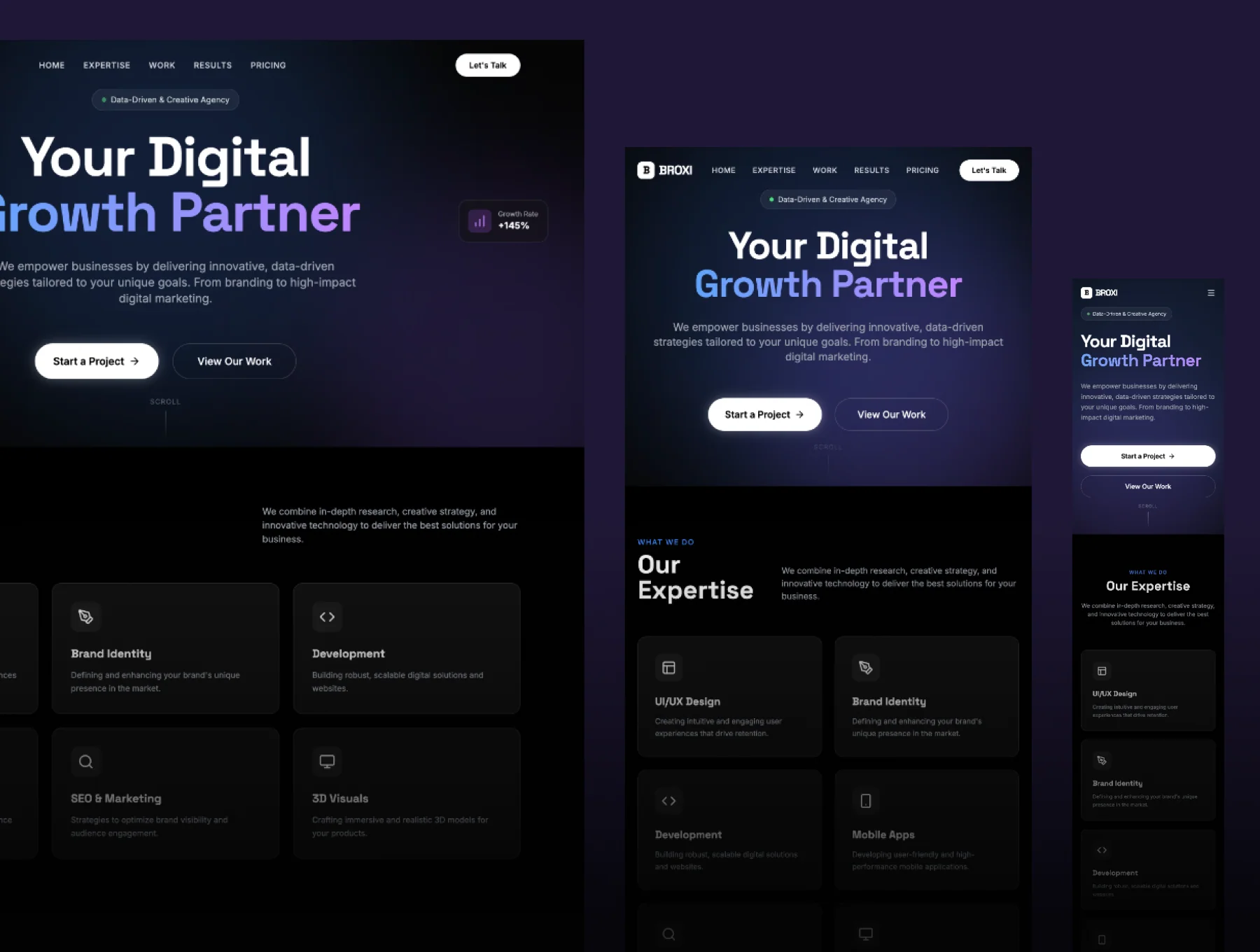 BROXI - Digital Creative Agency Website 4