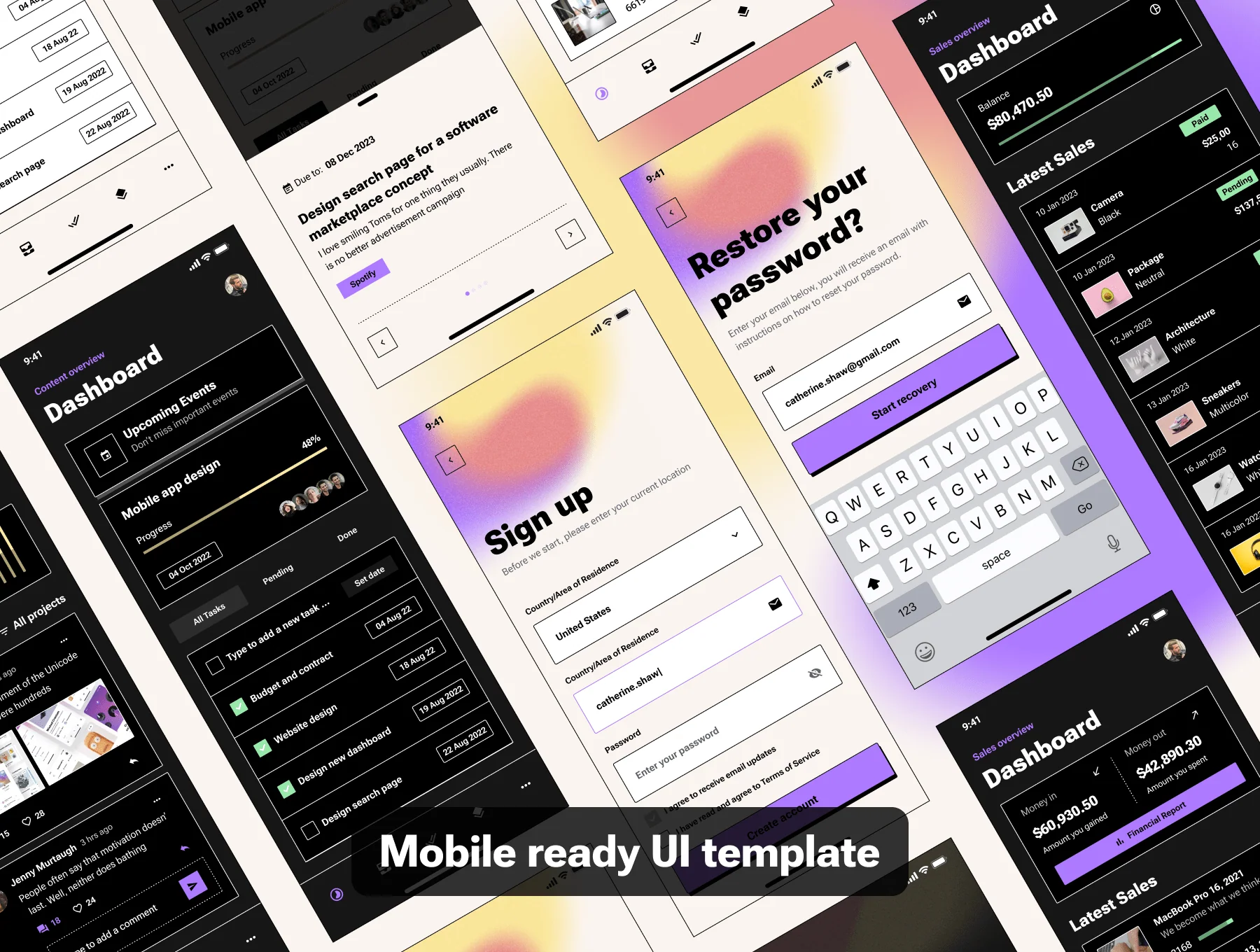 Bruddle - Neo brutalism coded UI Kit 7