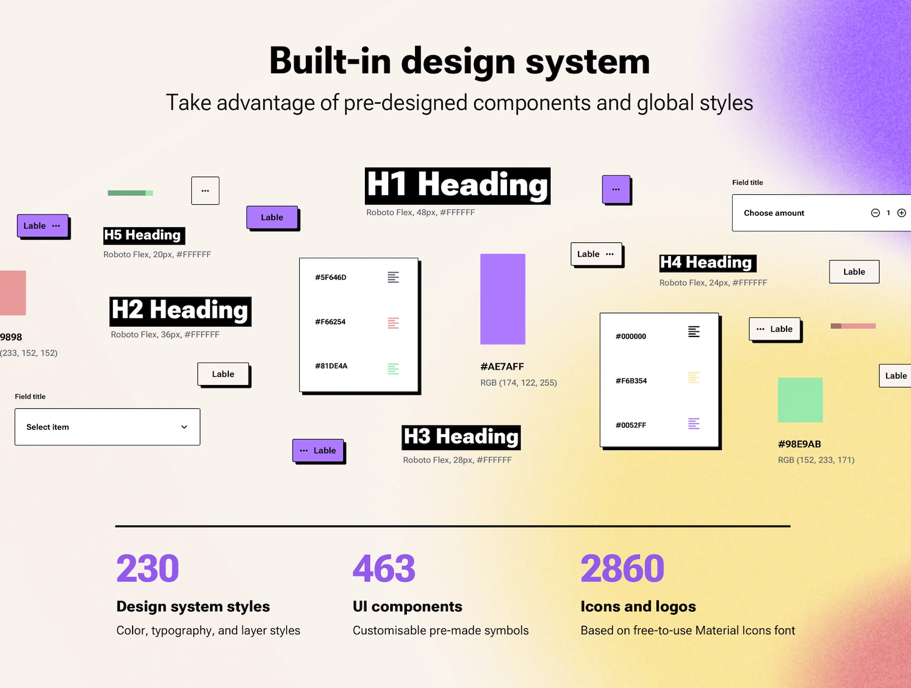 Bruddle - Neo brutalism UI kit for SaaS Dashboards 7
