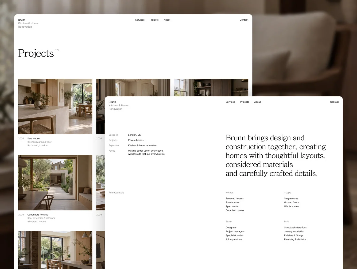 Brunn – Home Renovation 3
