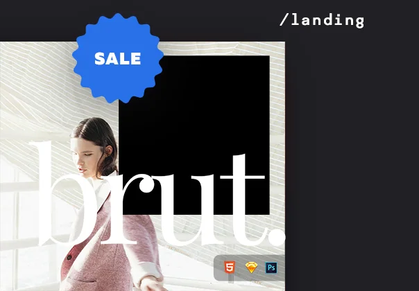 Brut Landing Page