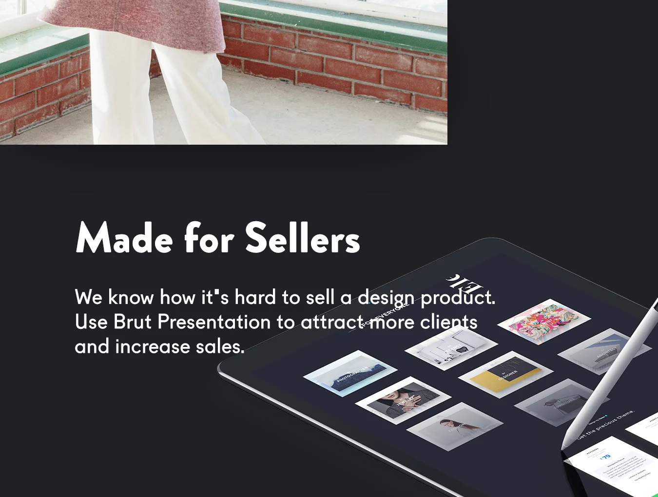 Brut Landing Page 3