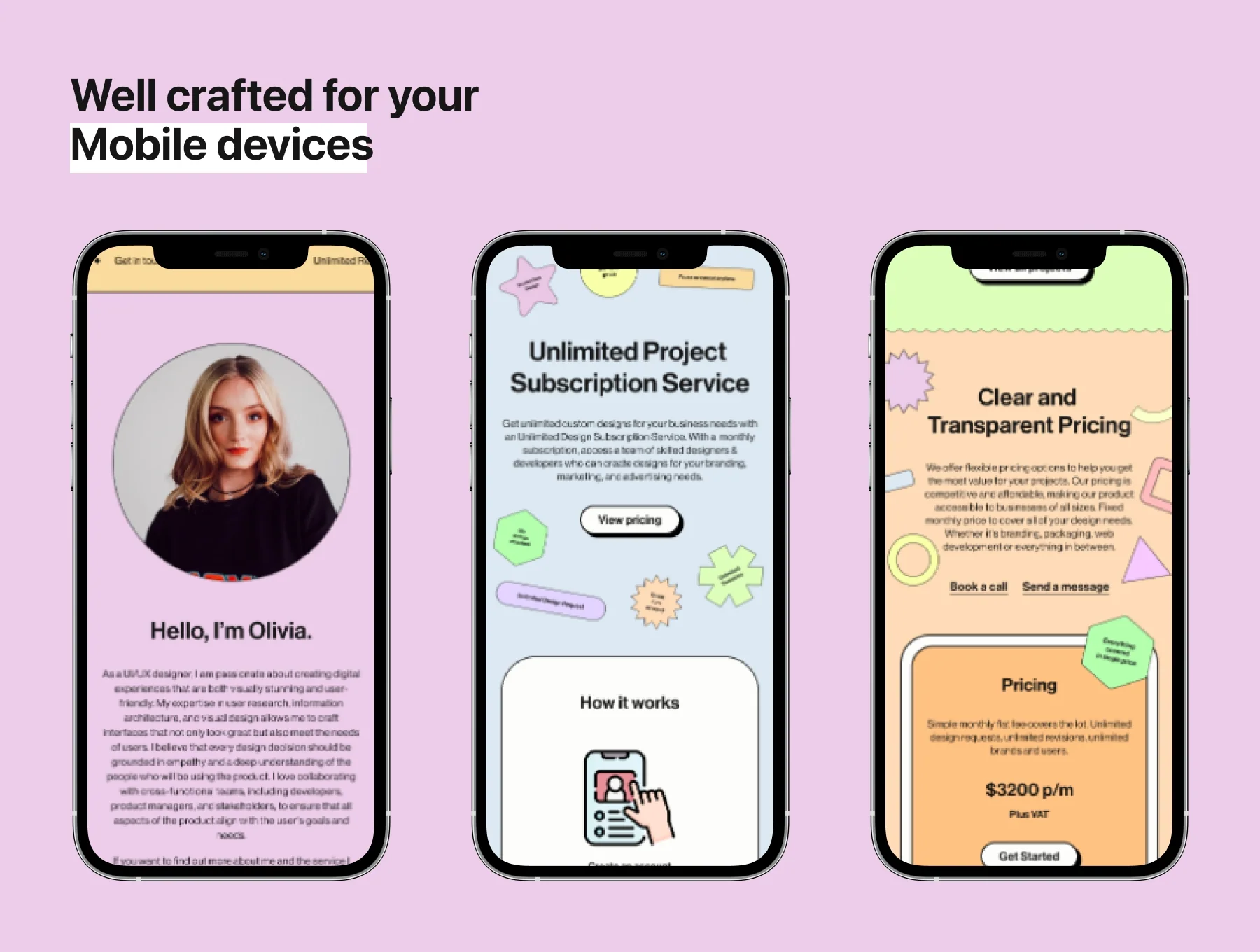 Brutal Portfolio Website Template 5