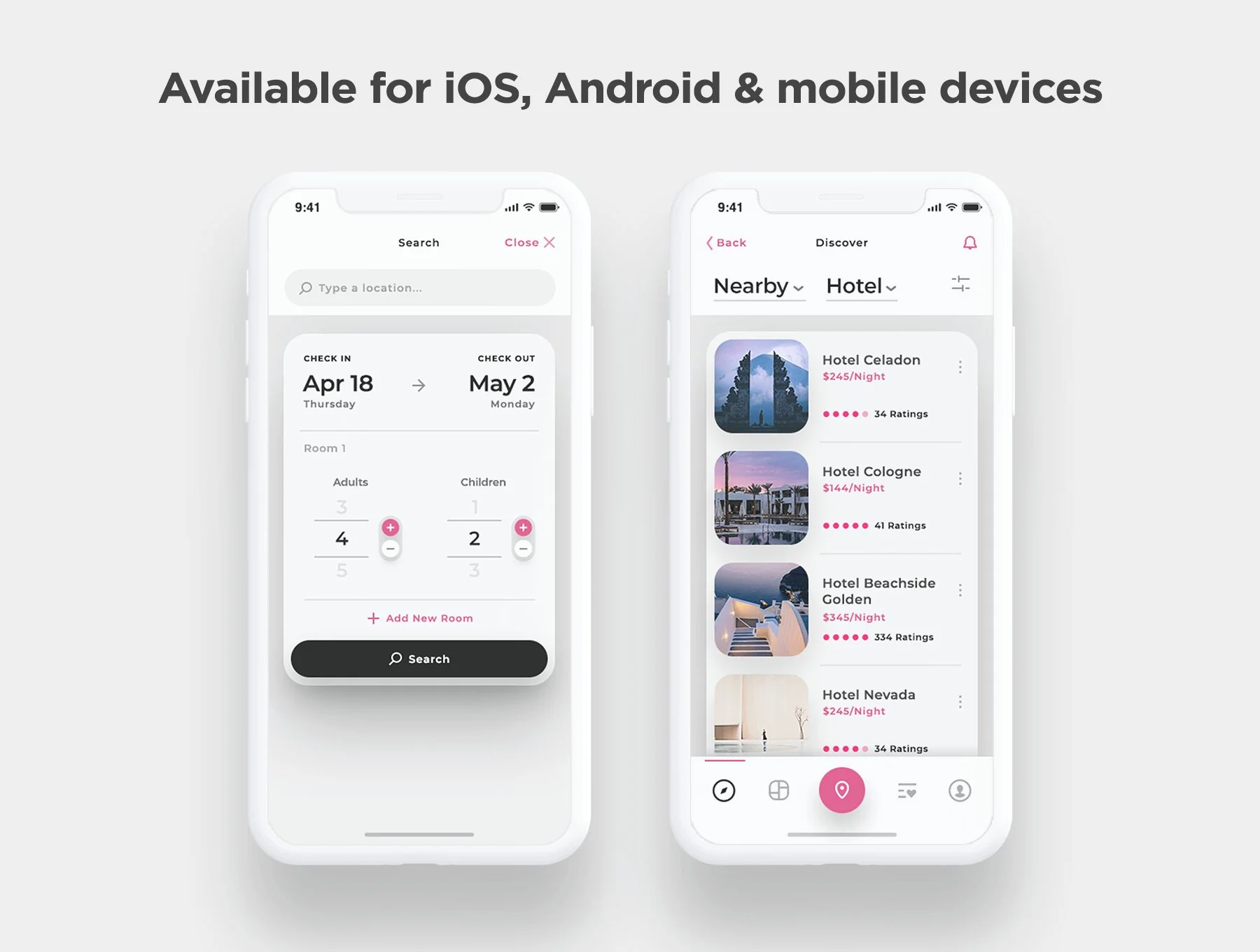 Bryana - Hotel Booking UI Kit 2