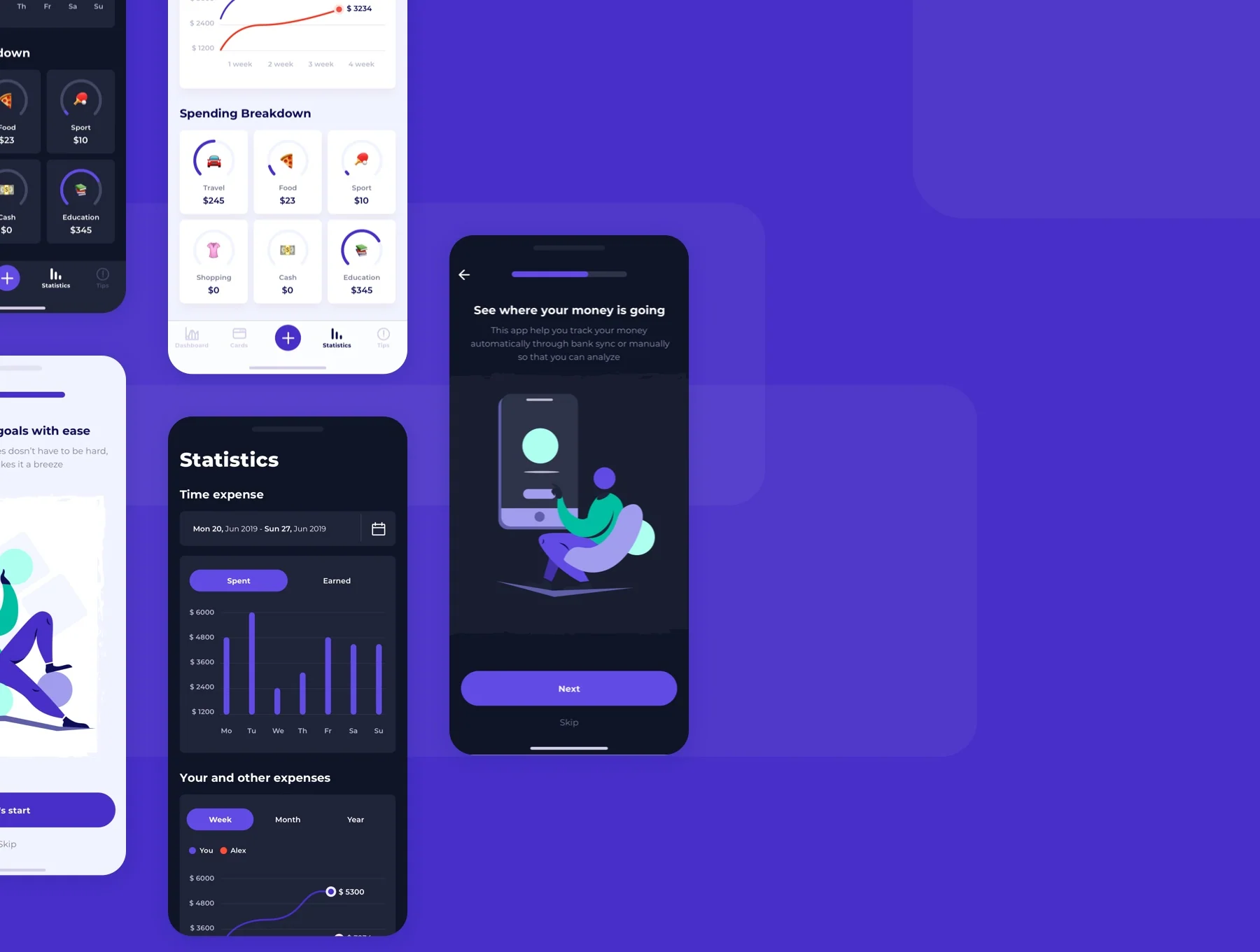 Budget Planner iOS UI Kit 2