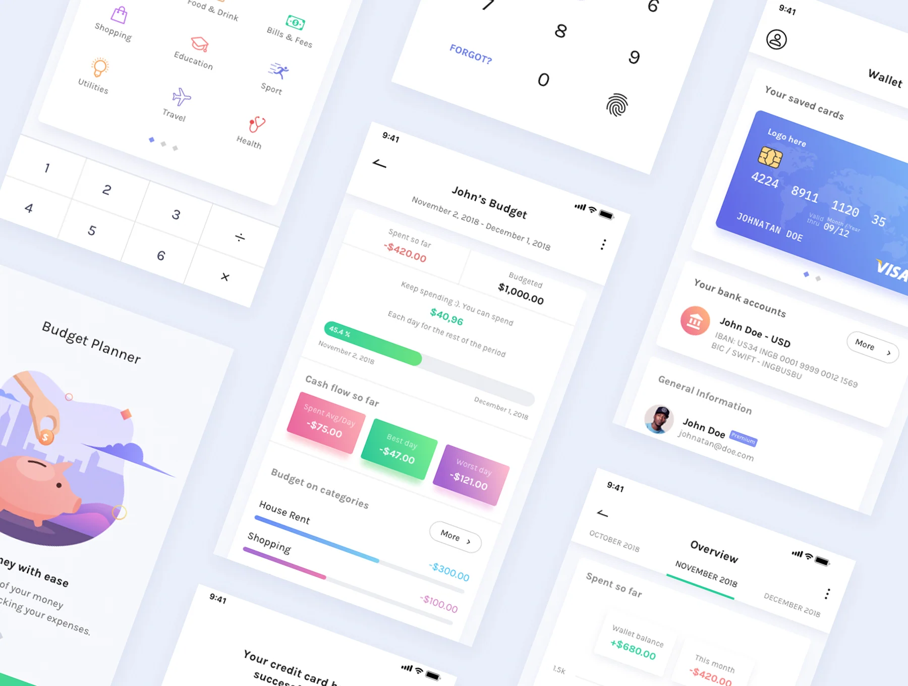 BudgetPlanner Mobile UI Kit 5