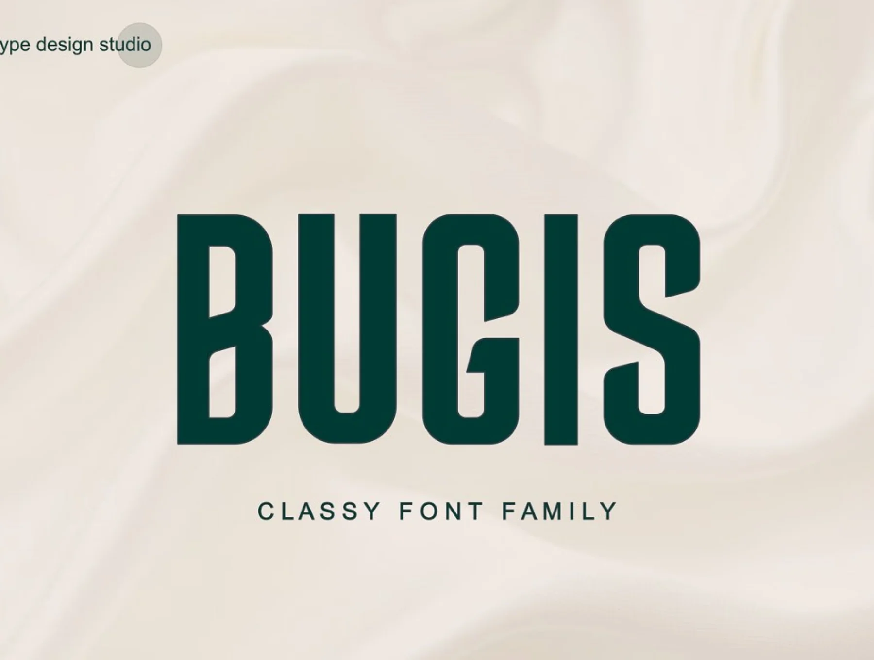 Bugis Upright Font