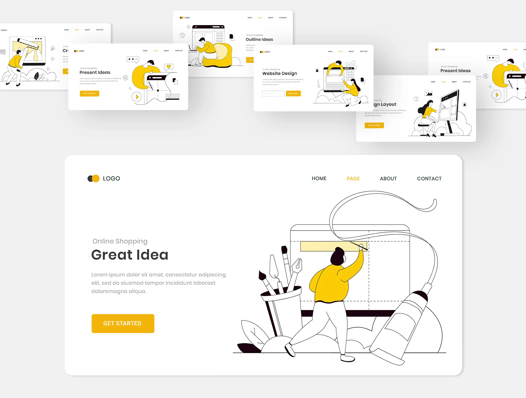 Buiding Website Illustration Kit 2