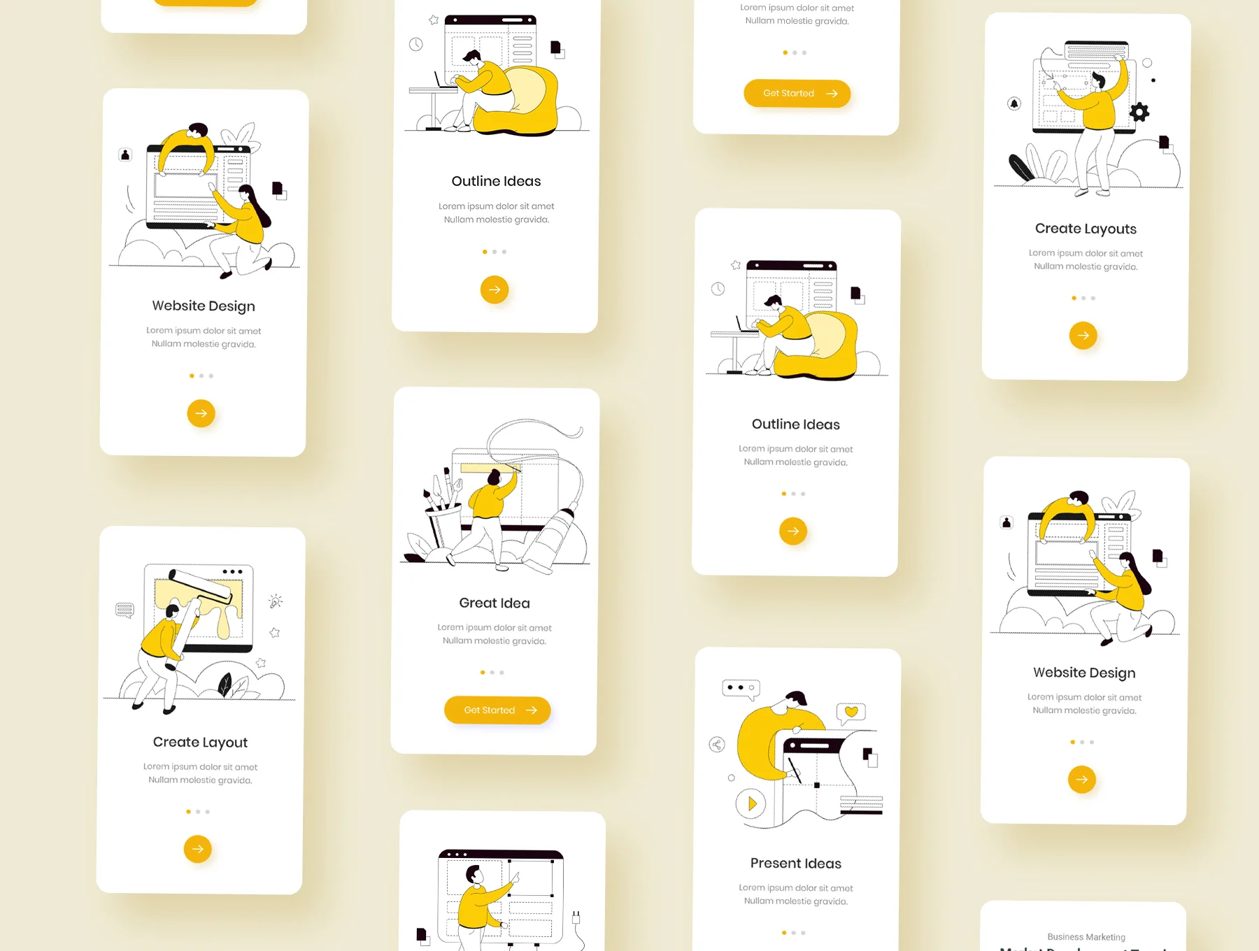 Buiding Website Illustration Kit 3
