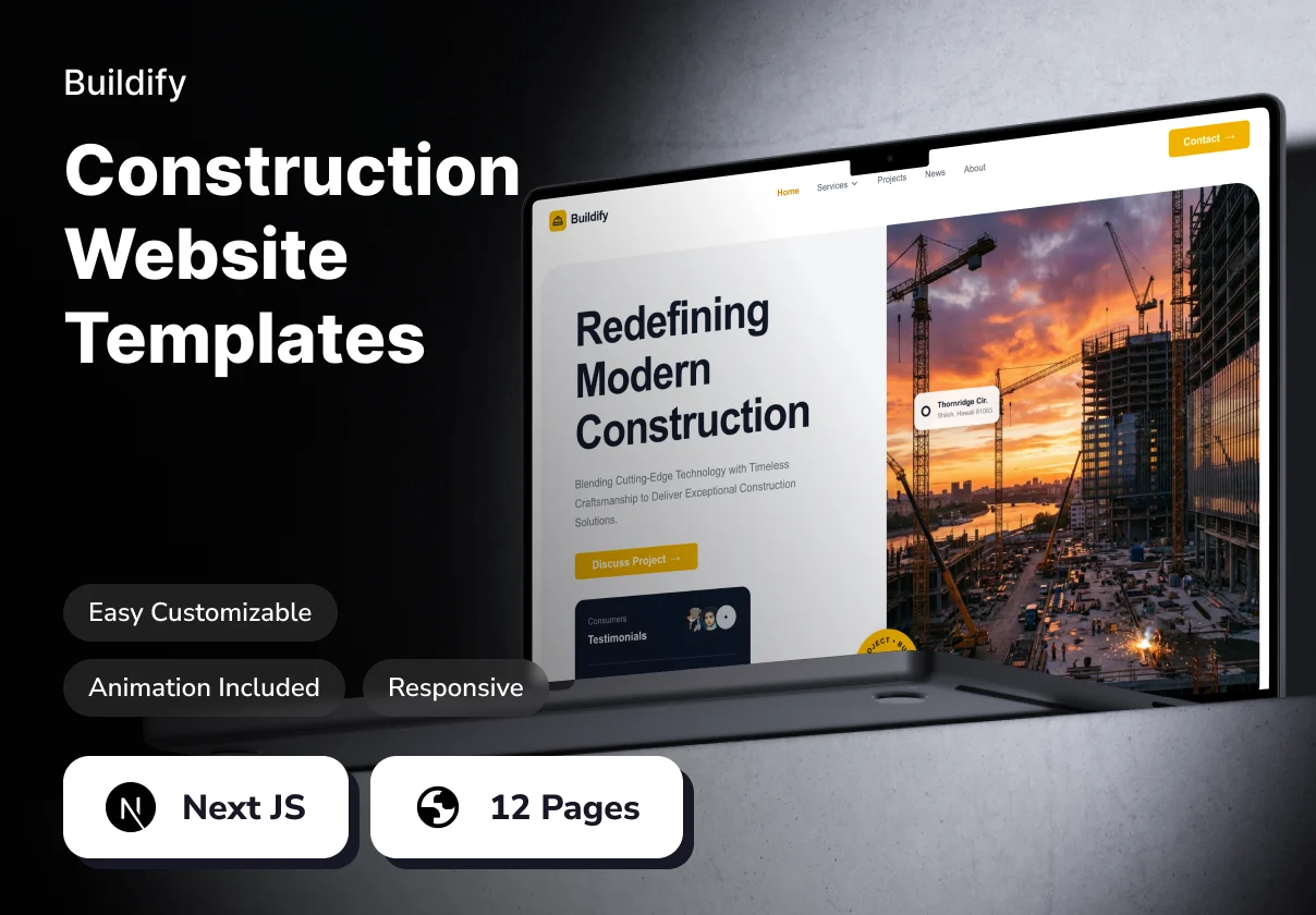 Buildify - Construction Website Templates