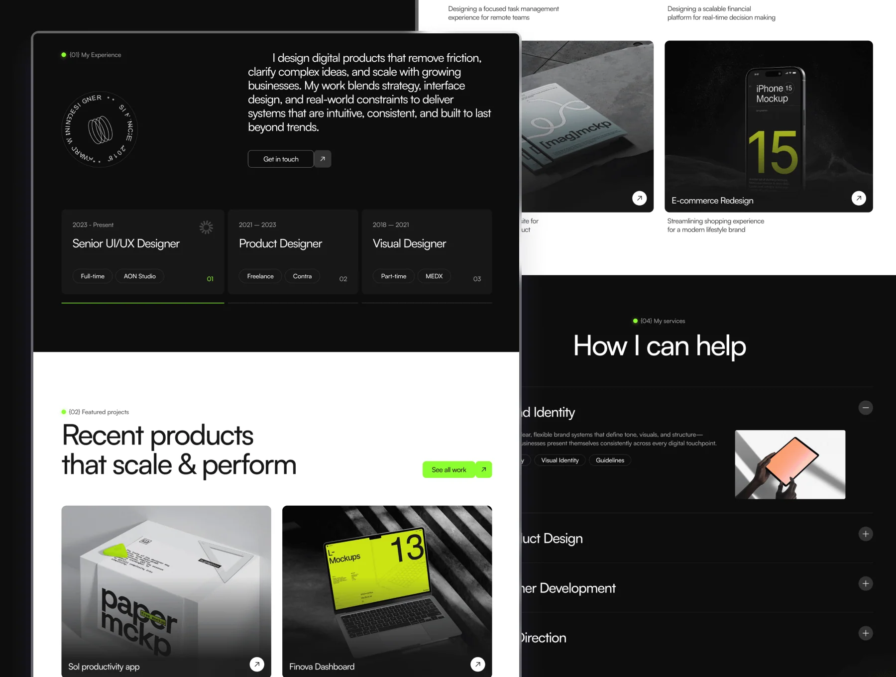 Buildr — Framer Portfolio Template for Designers 3
