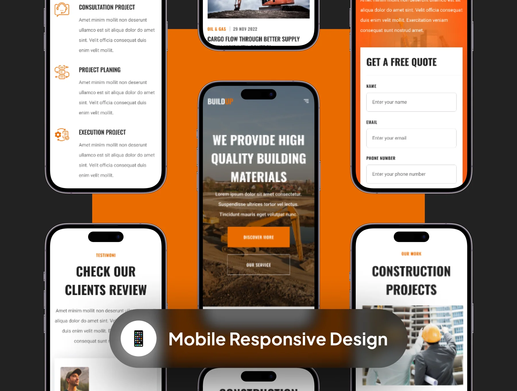 BUILDUP - Construction Web Templates 6
