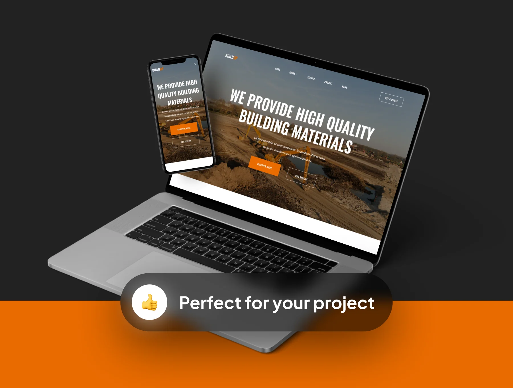 BUILDUP - Construction Web Templates 7