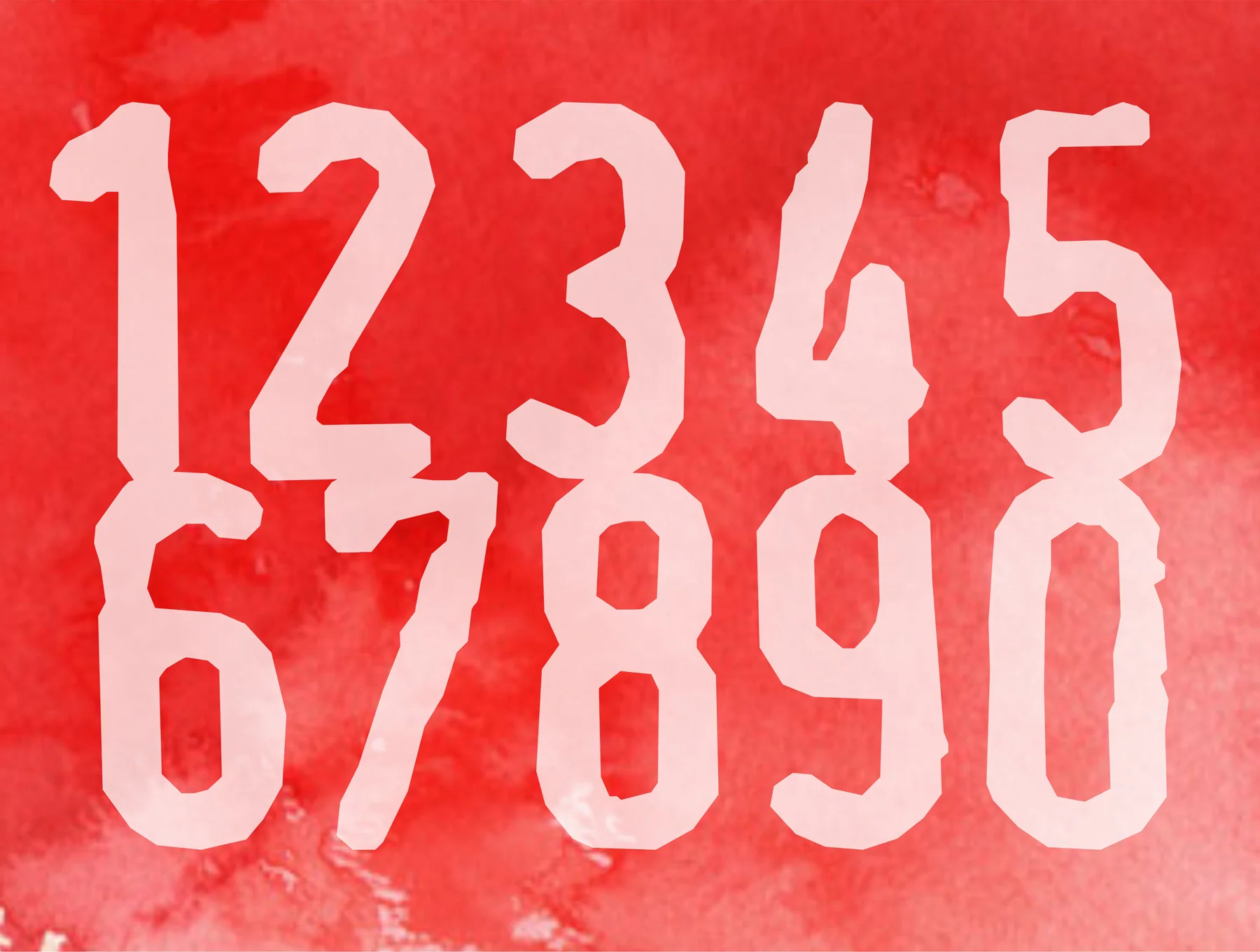 Bullseye - vintage font in 3 version 4