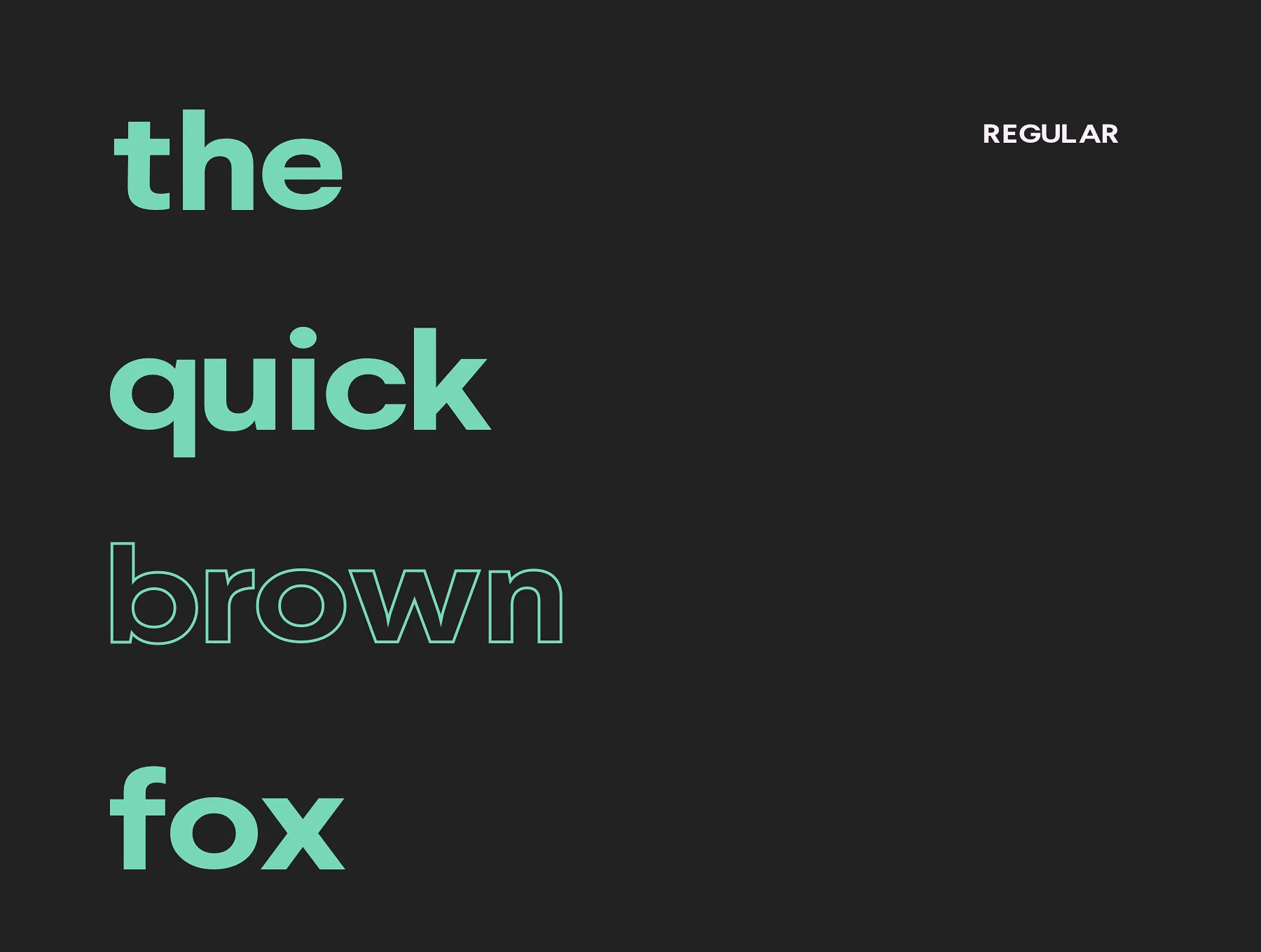 Bulta Typeface 5