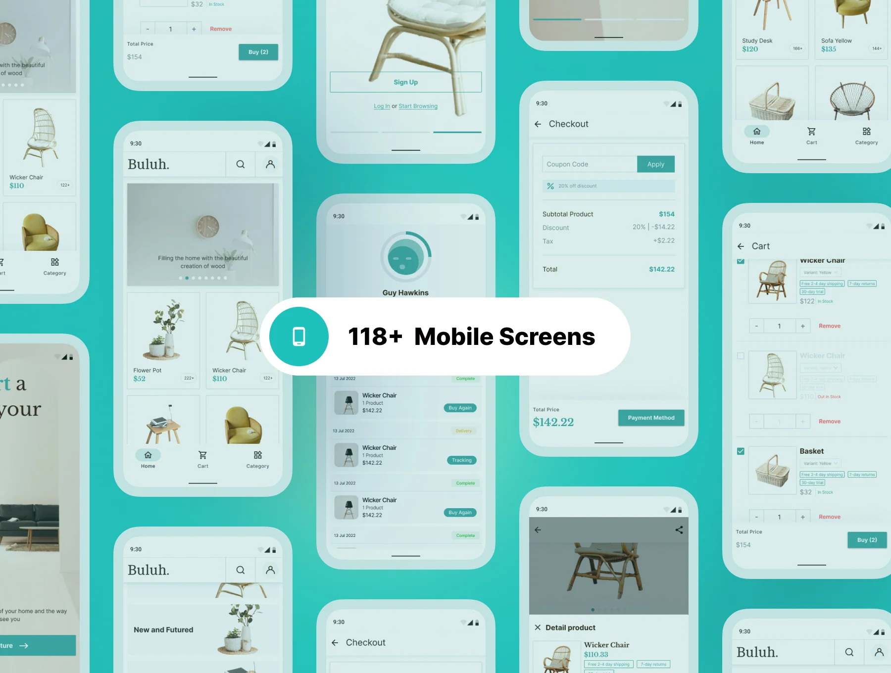 Buluh - Furniture Shop Mobile App UI Kit 2