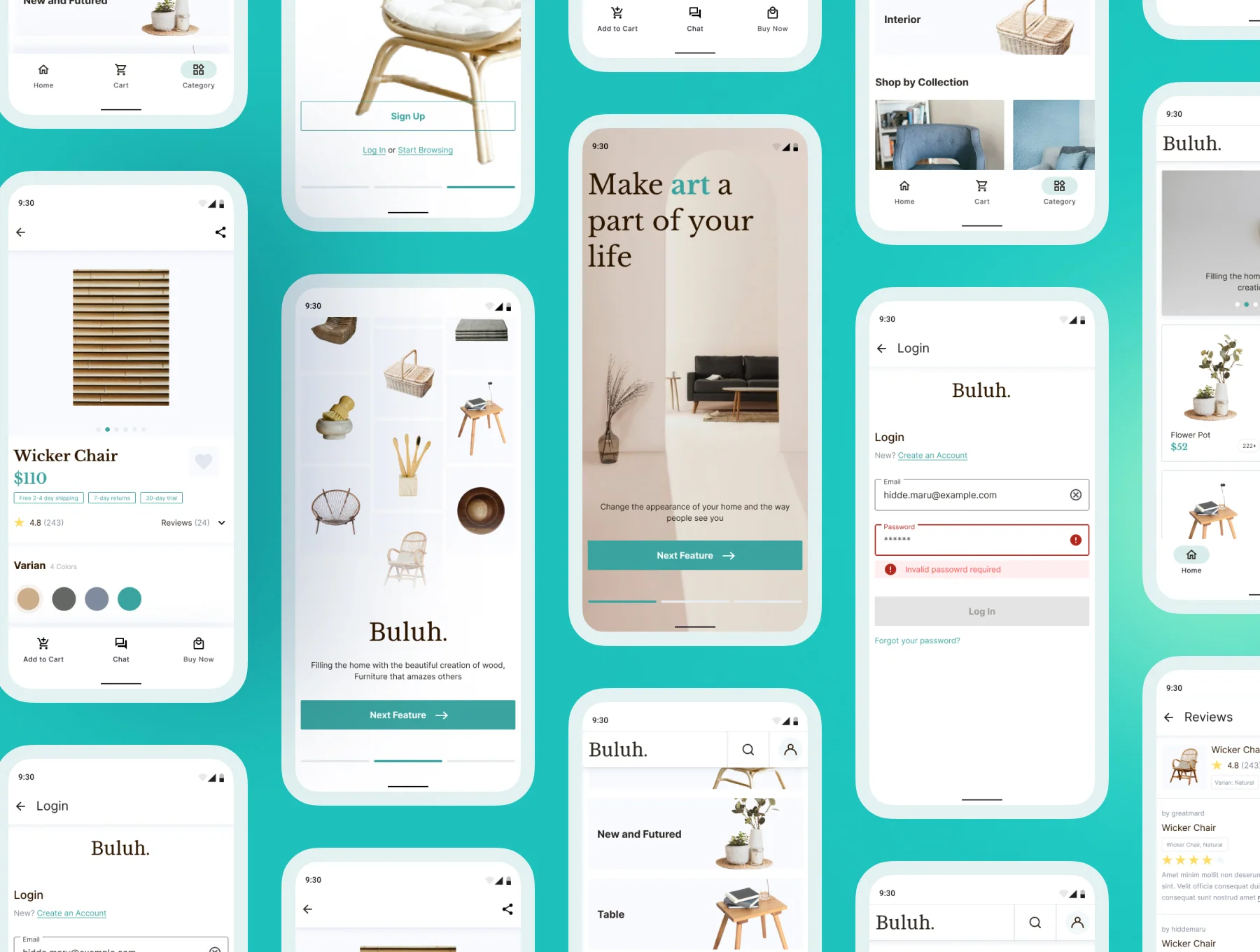 Buluh - Furniture Shop Mobile App UI Kit 7