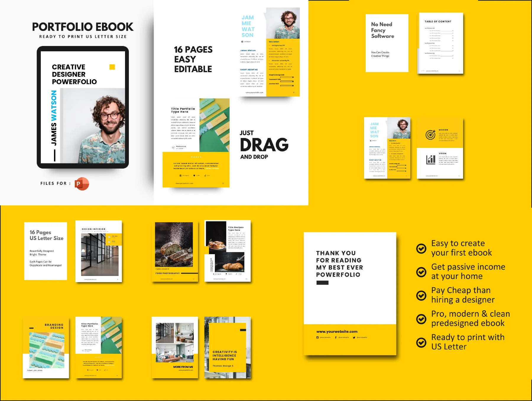 Bundle 32 eBooks PowerPoint Presentation Vertical 3