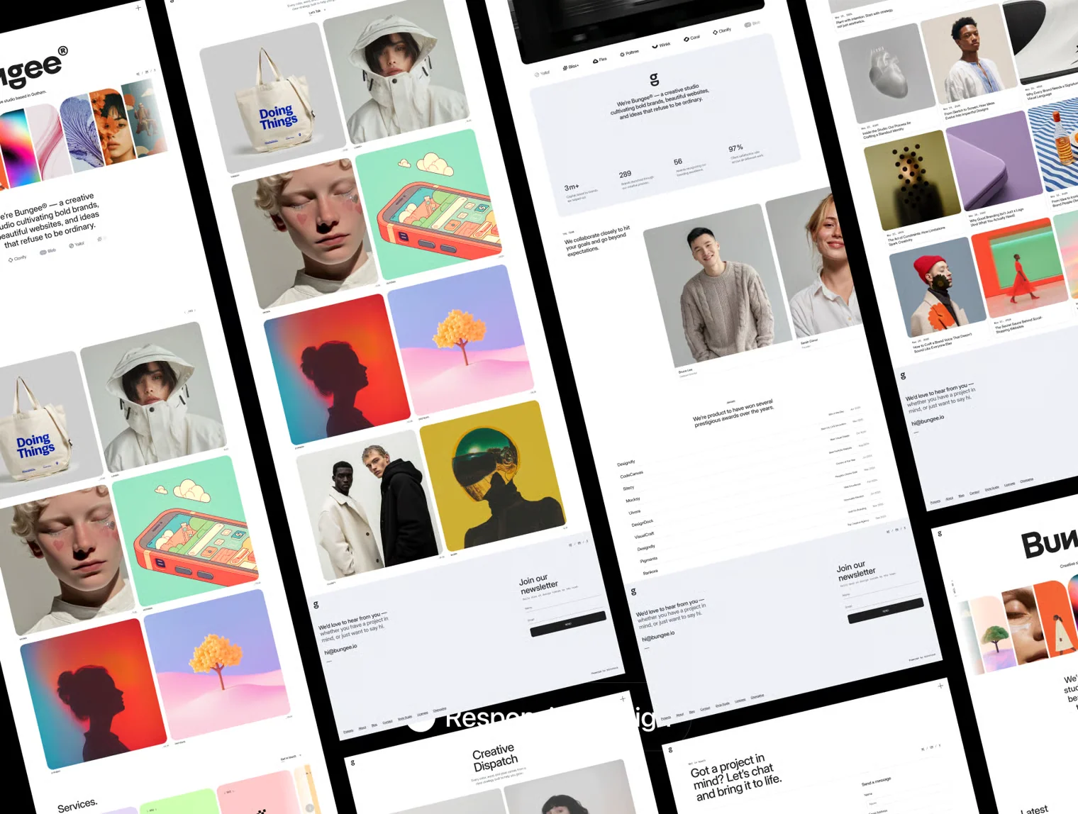 Bungee - Portfolio & Agency Website Template UI Kit 3