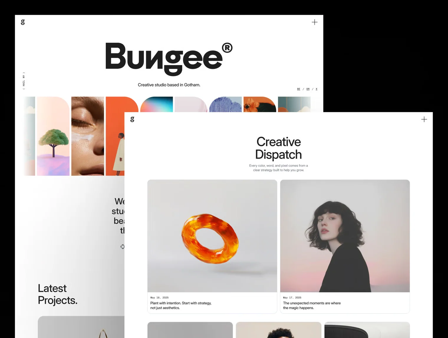 Bungee - Portfolio & Agency Website Template UI Kit 5