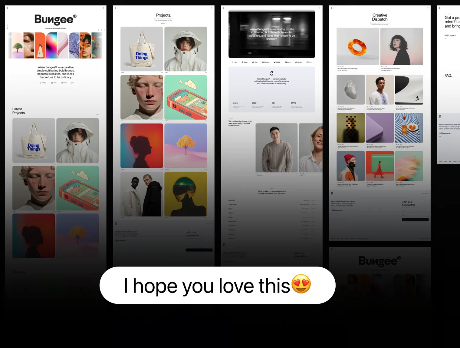 Bungee - Portfolio & Agency Website Template UI Kit 6