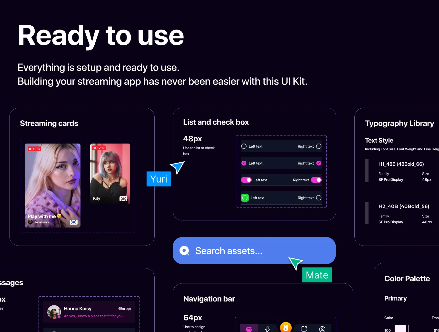 Bunny - Idol Video Streaming App UI Kit 3